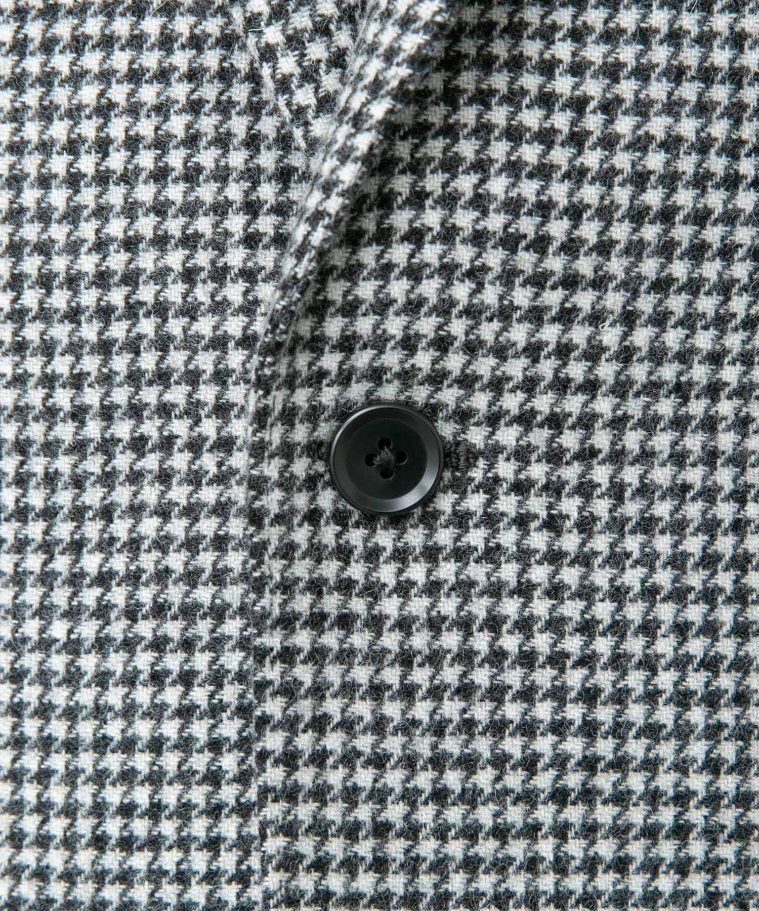 LIFE STYLE TAILOR　千鳥柄ツイードジャケット BLK-CH 48