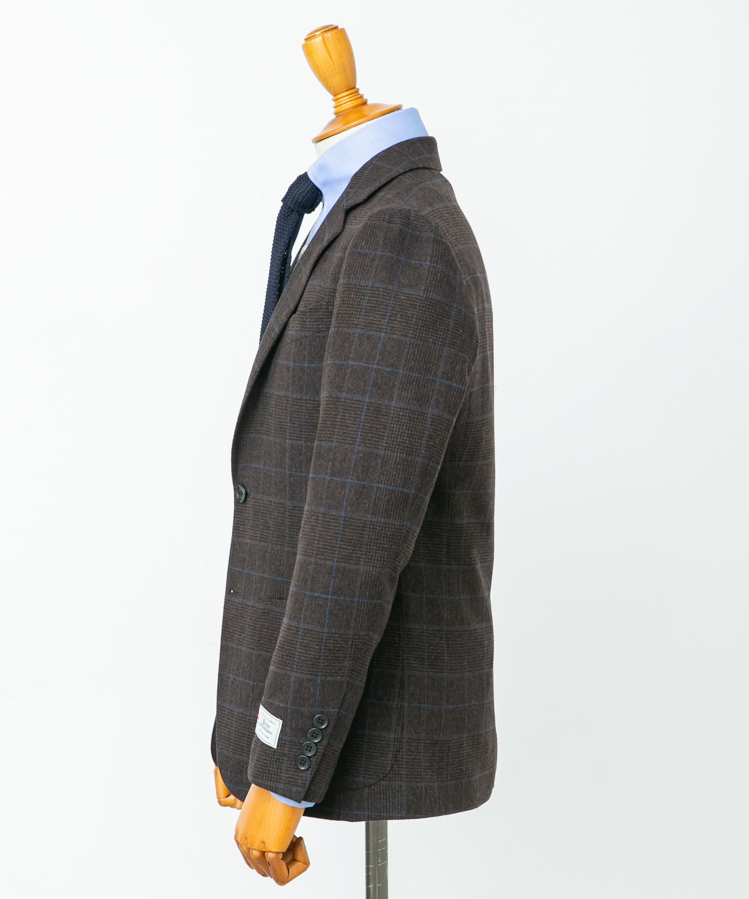 LIFE STYLE TAILOR　オーバーペンツイードジャケット BRN-CH 46