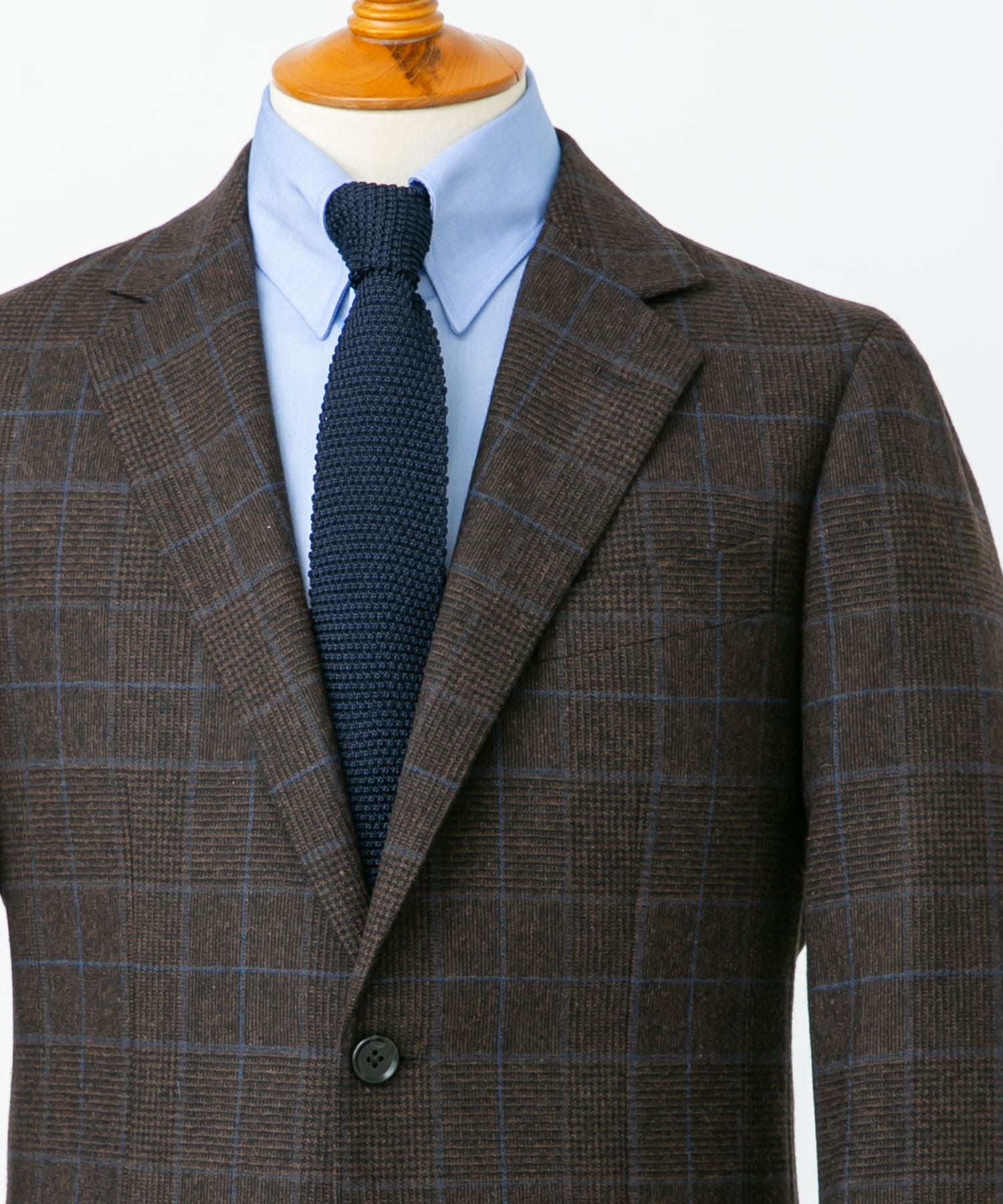 LIFE STYLE TAILOR　オーバーペンツイードジャケット BRN-CH 46