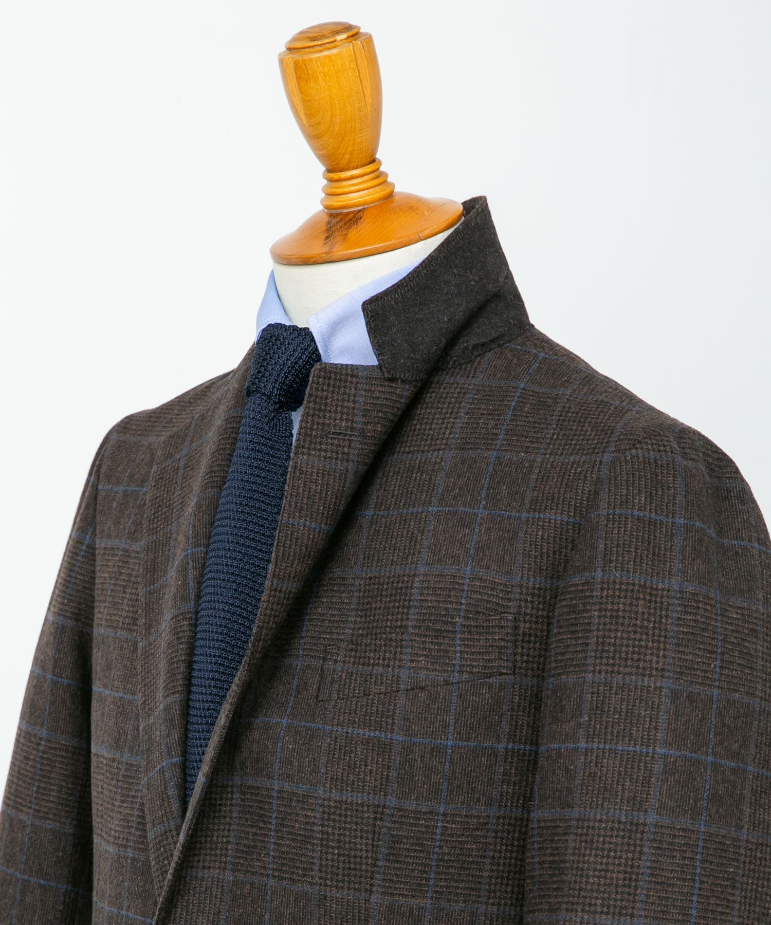 LIFE STYLE TAILOR　オーバーペンツイードジャケット BRN-CH 46