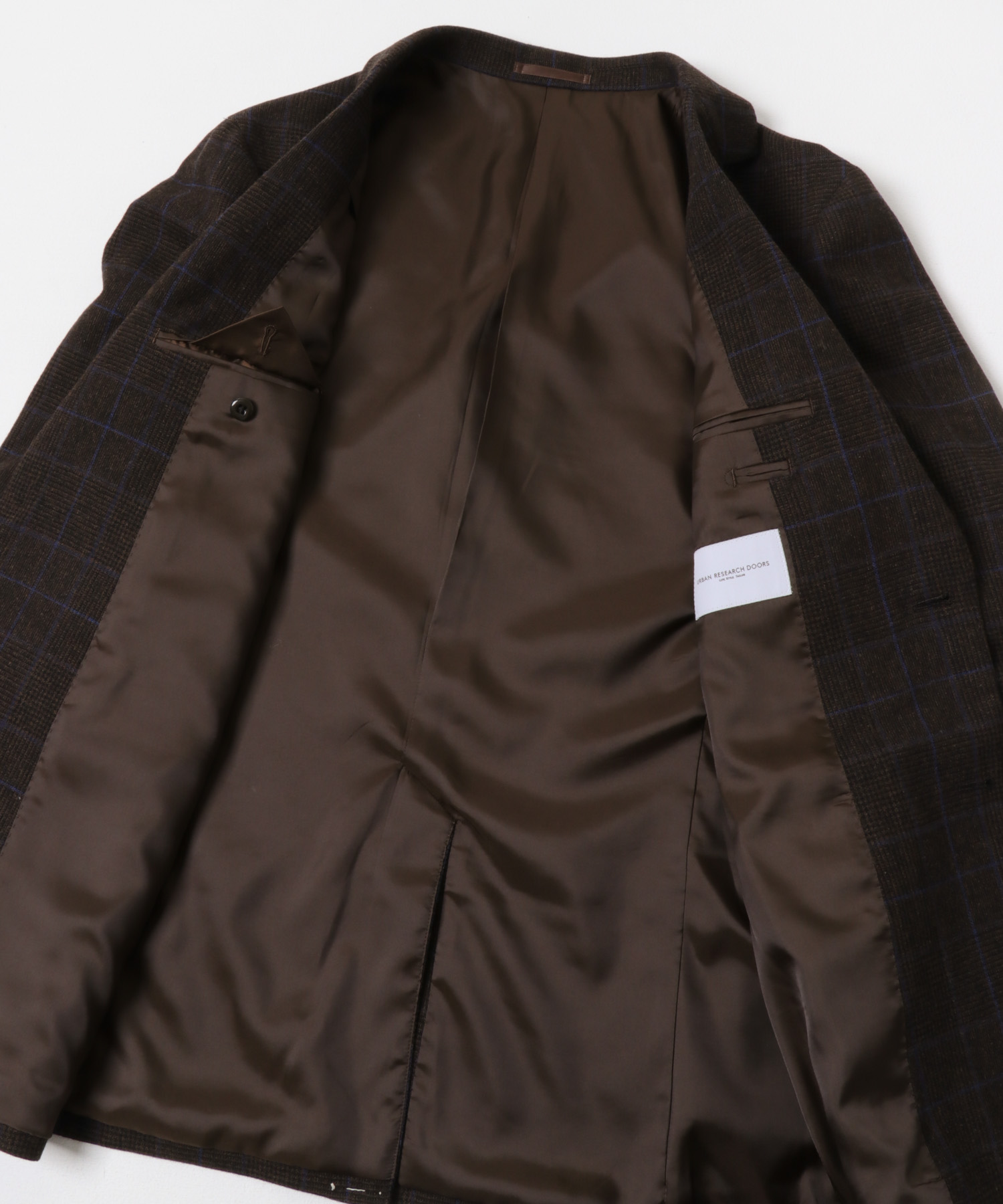 LIFE STYLE TAILOR　オーバーペンツイードジャケット BRN-CH 44