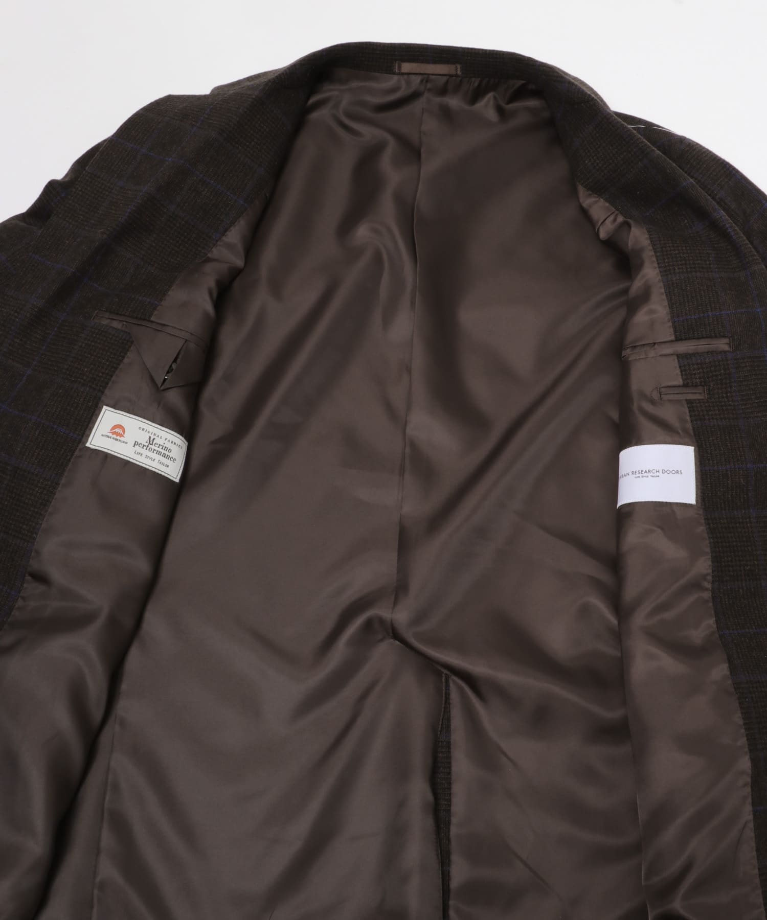 LIFE STYLE TAILOR　オーバーペンツイードジャケット BRN-CH 44