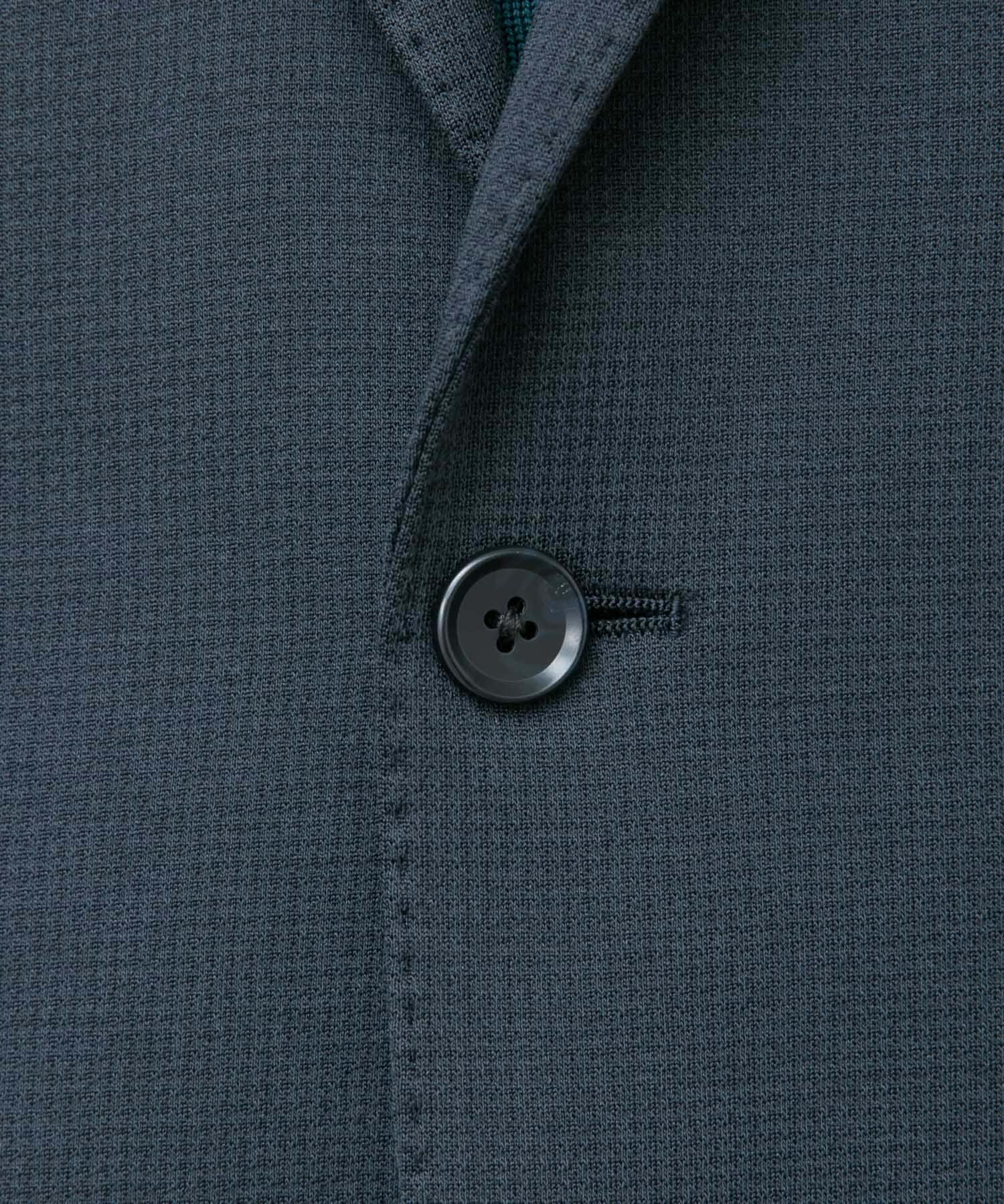 LIFE STYLE TAILOR　ニットジャージジャケット NAVY 48