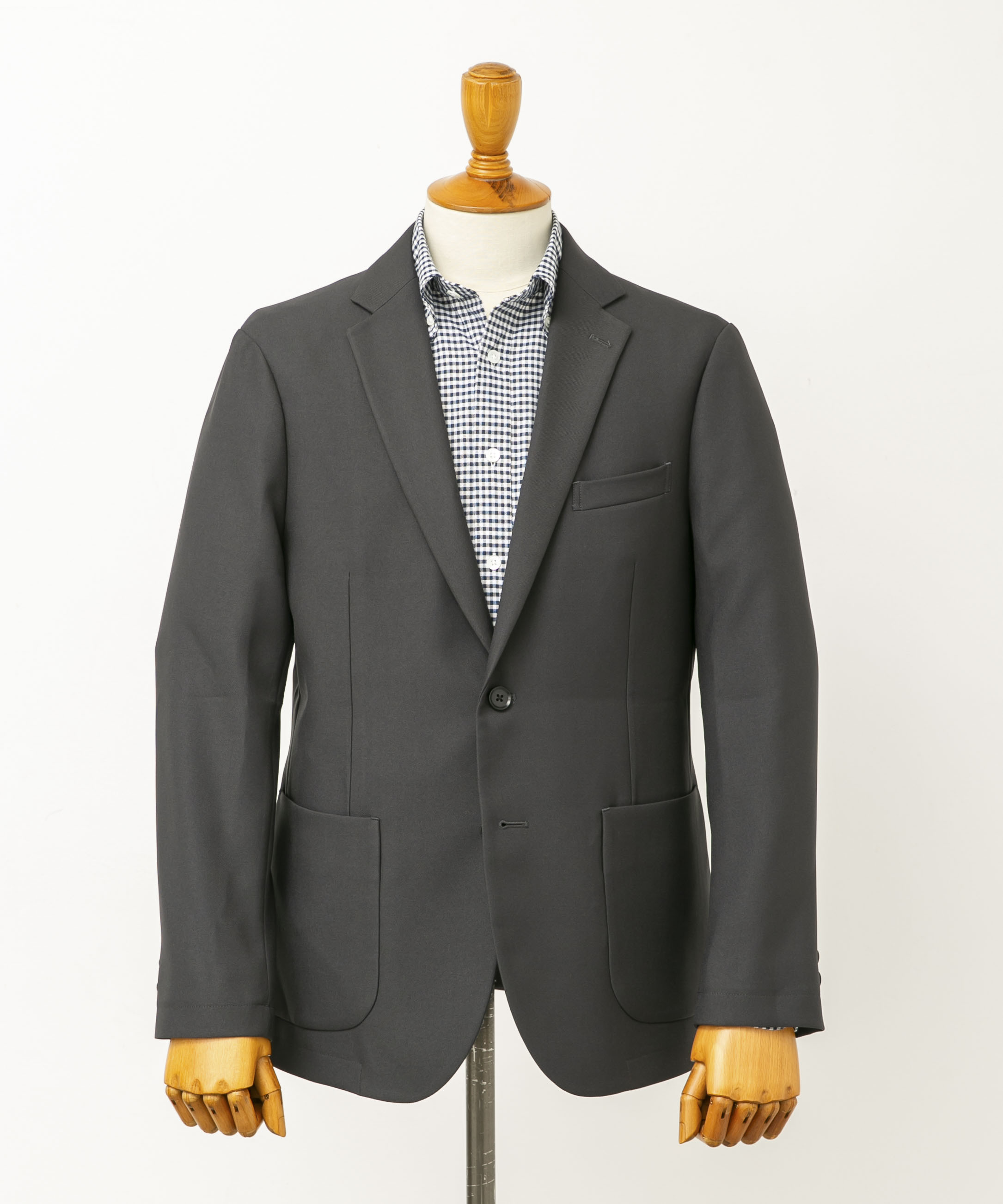 LIFE STYLE TAILOR　ウールライクツイルコンフォータブルジャケット