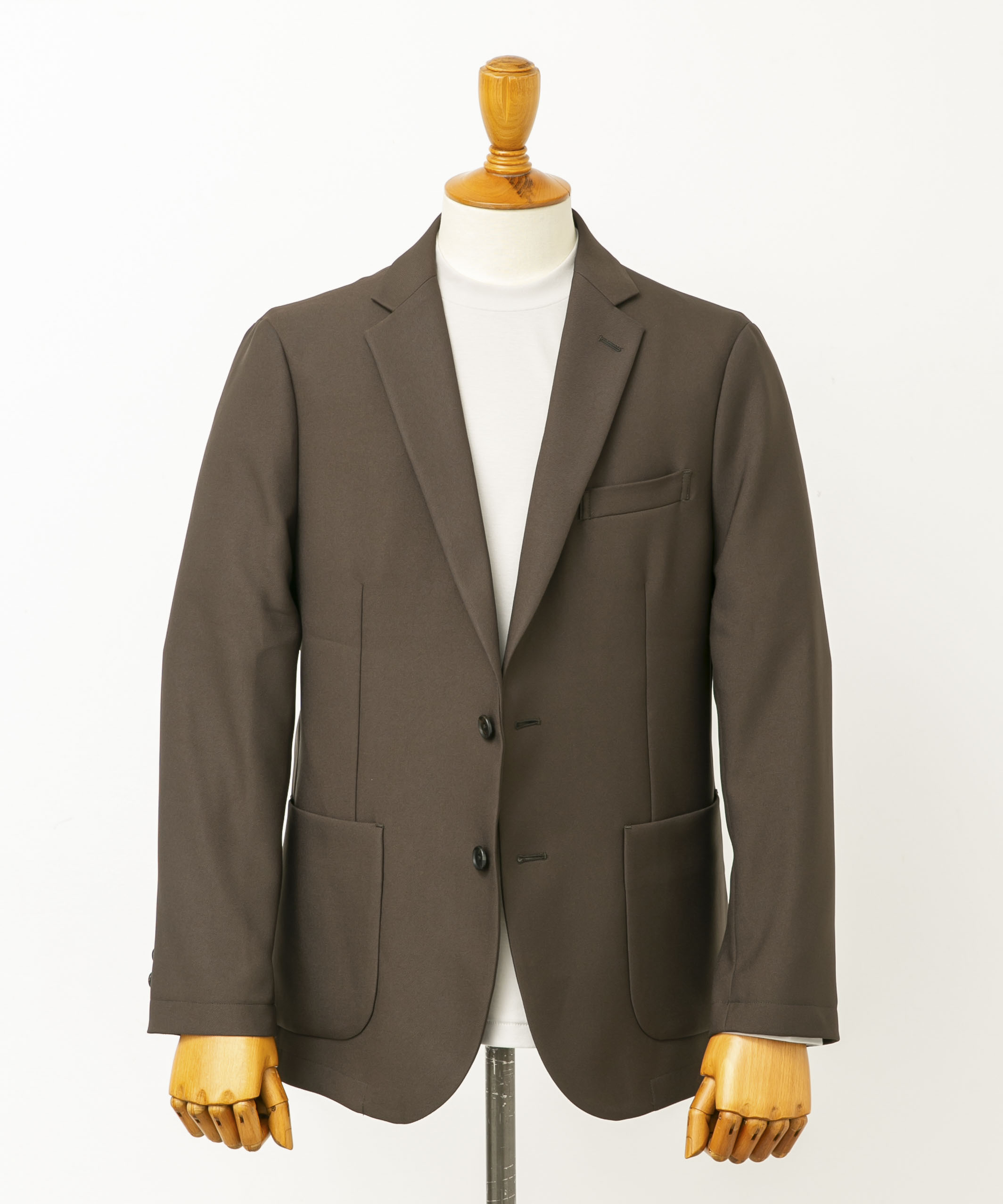 LIFE STYLE TAILOR　ウールライクツイルコンフォータブルジャケット