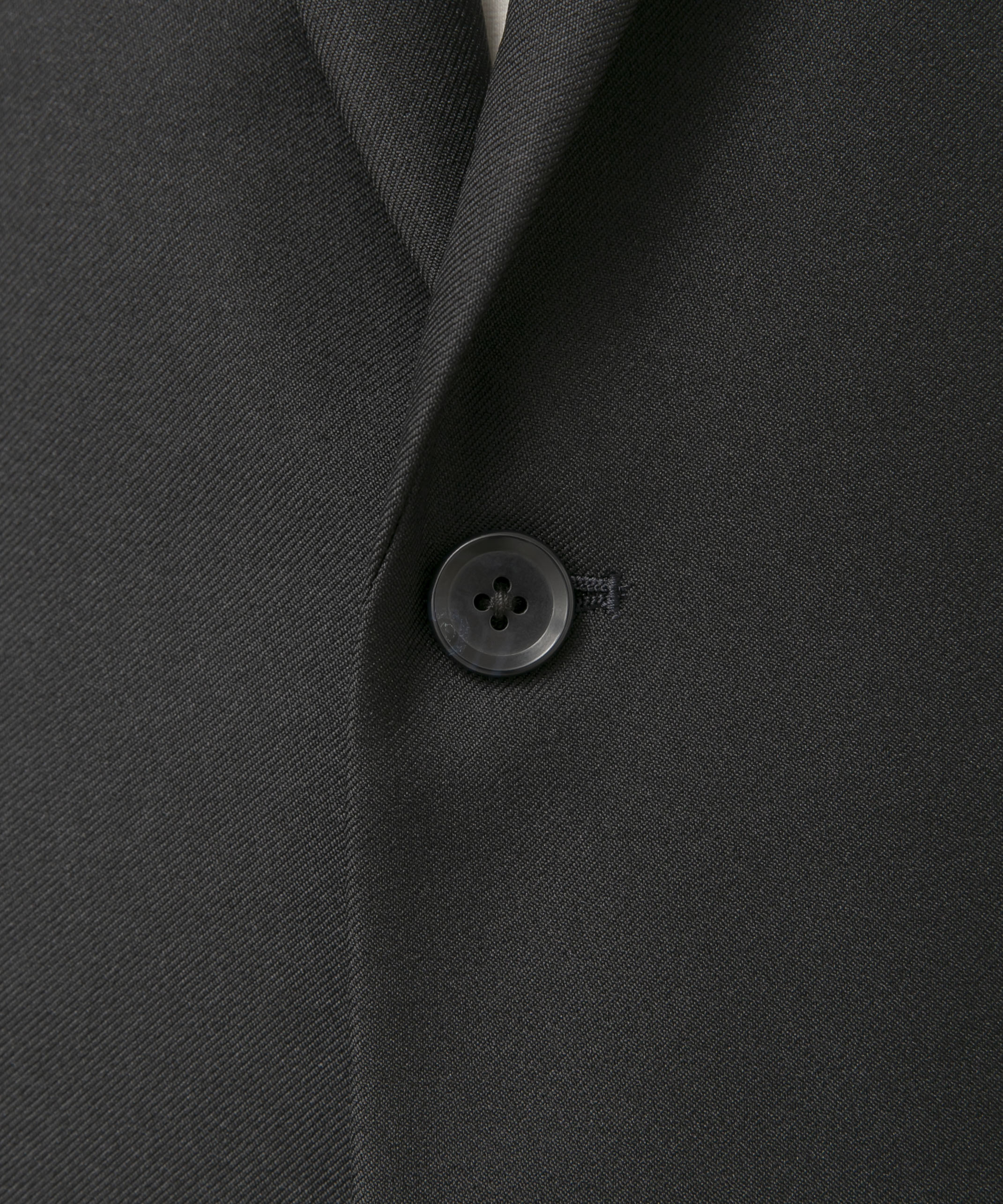 LIFE STYLE TAILOR　ウールライクツイルコンフォータブルジャケット NAVY S