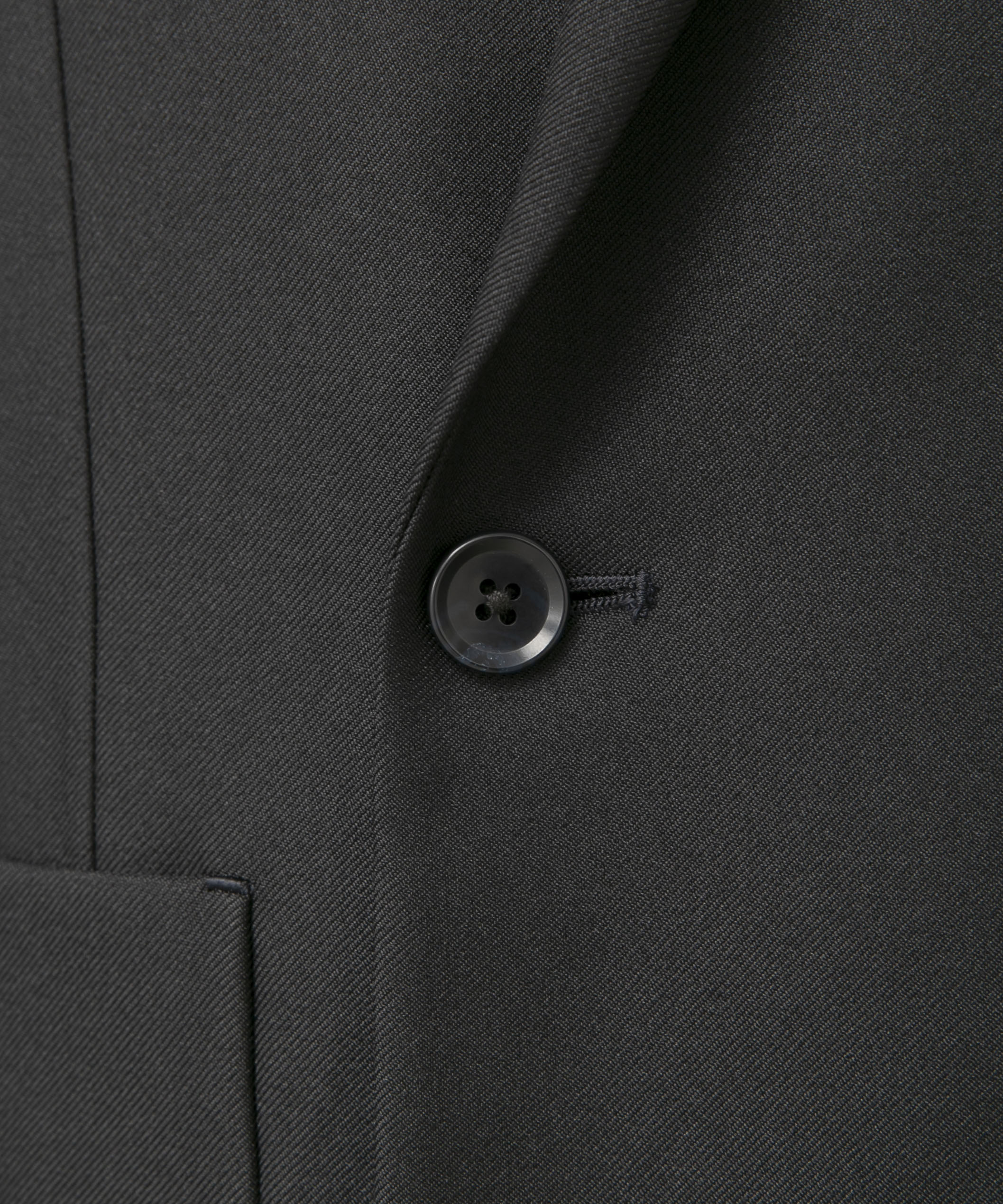 LIFE STYLE TAILOR　ウールライクツイルコンフォータブル Wジャケット NAVY S