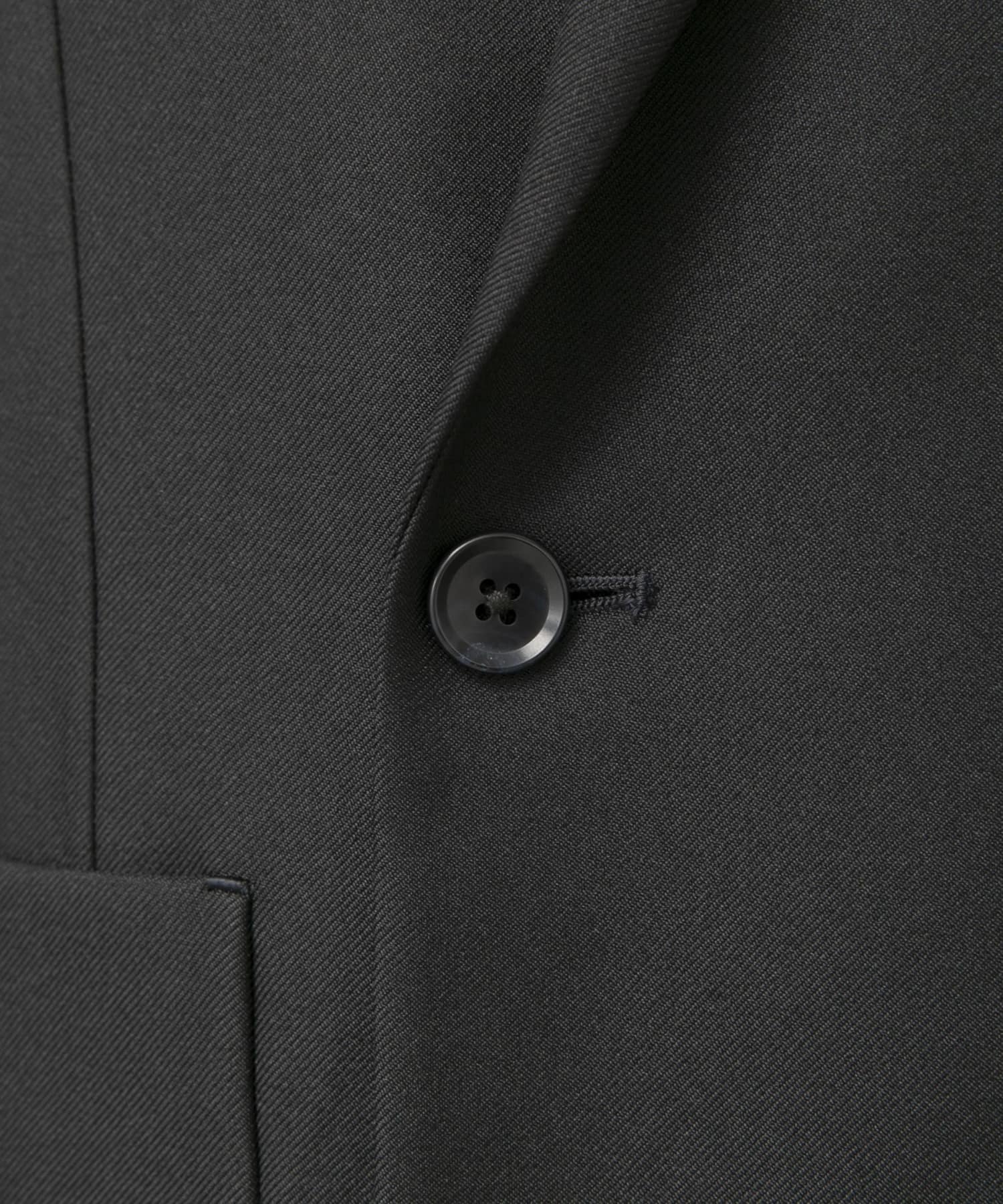 LIFE STYLE TAILOR　ウールライクツイルコンフォータブル Wジャケット NAVY M