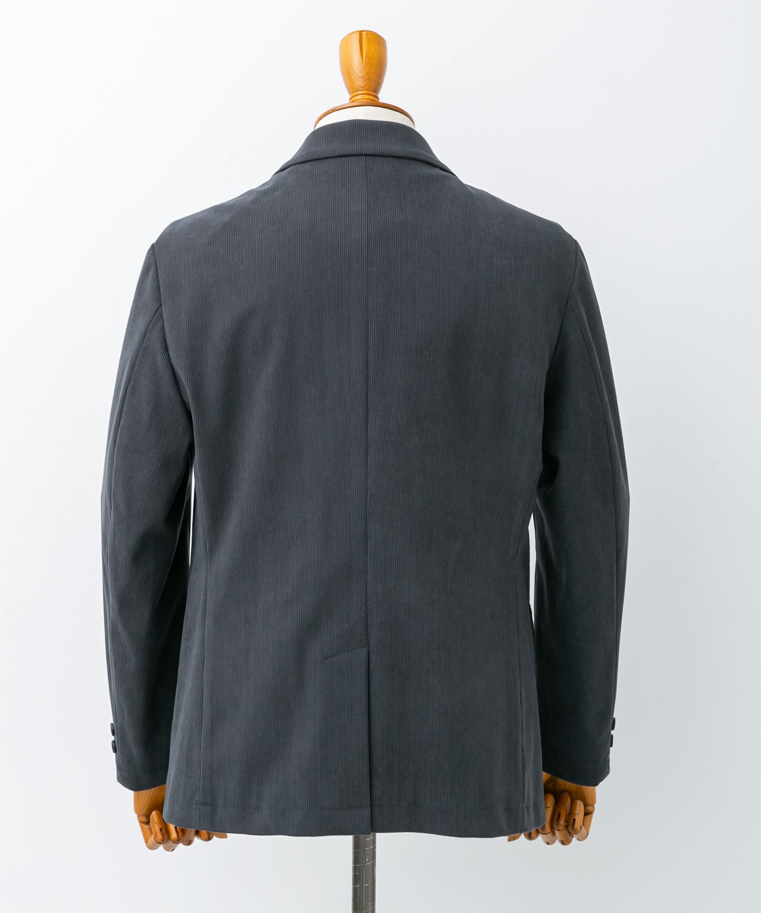 LIFE STYLE TAILOR　コーデュロイコンフォータブルジャケット BLUE GRAY S