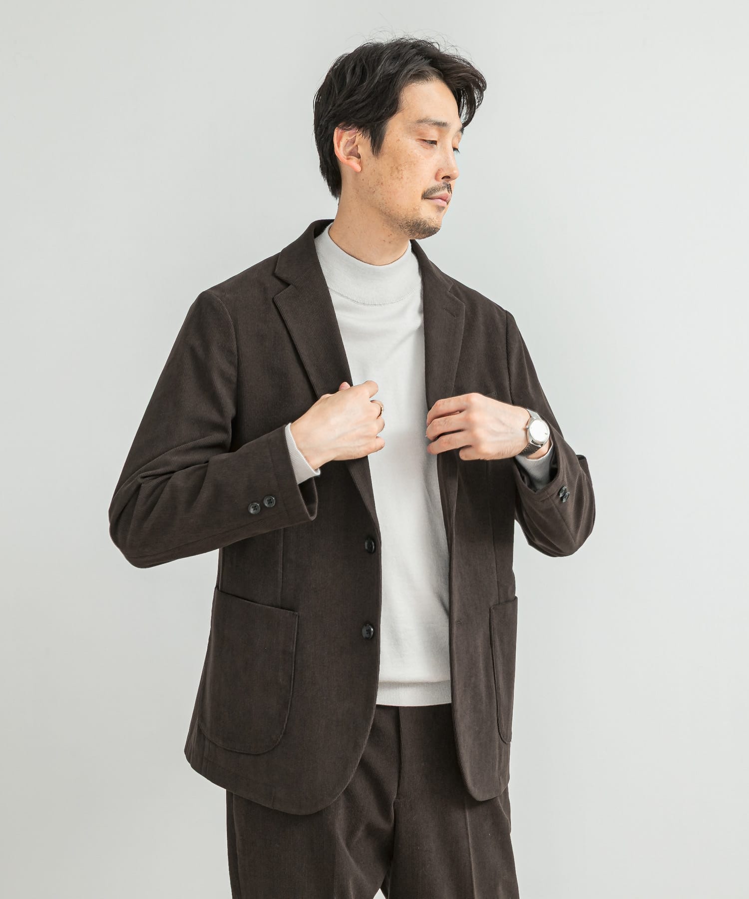 LIFE STYLE TAILOR　コーデュロイコンフォータブルジャケット