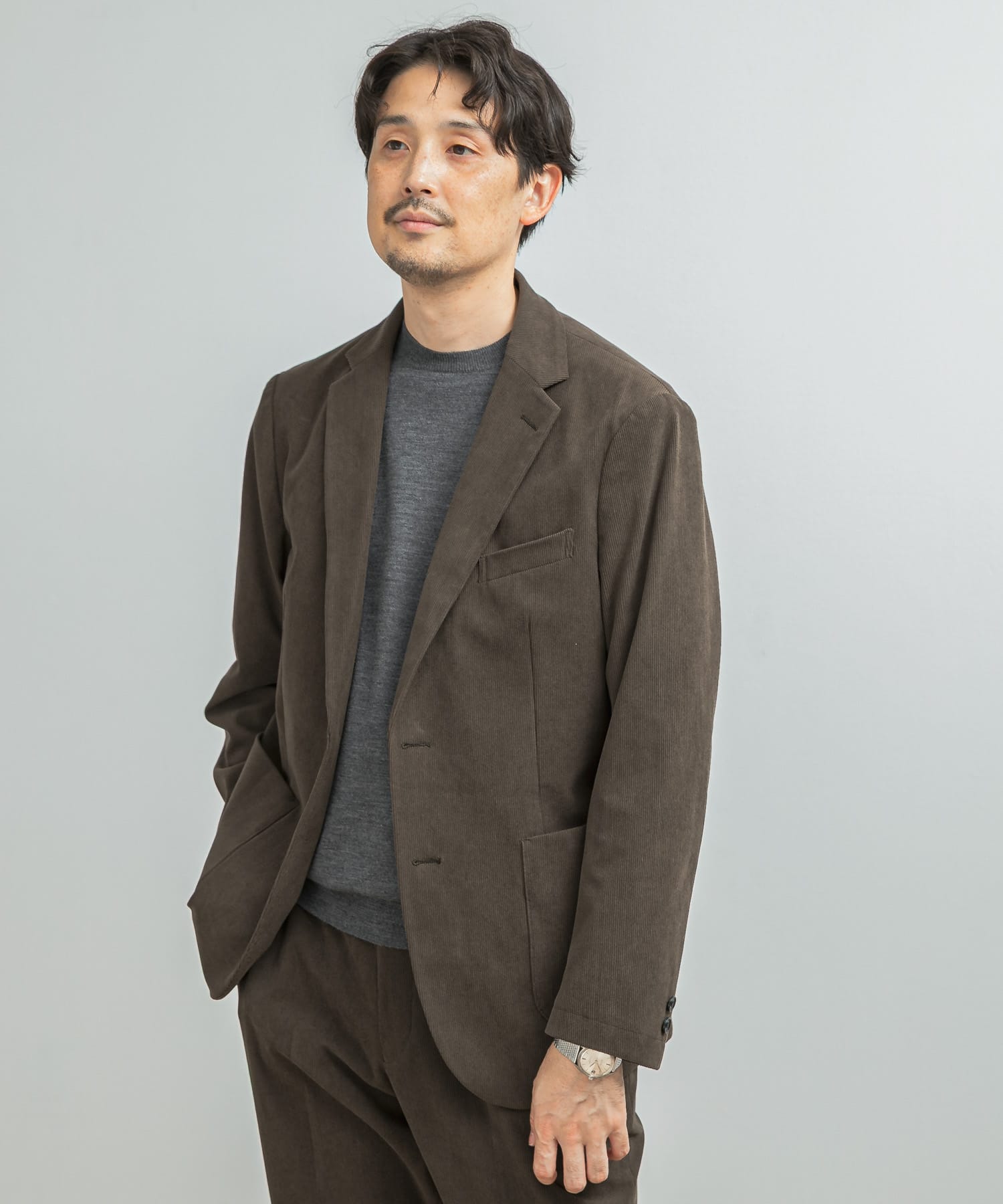 LIFE STYLE TAILOR　コーデュロイコンフォータブルジャケット