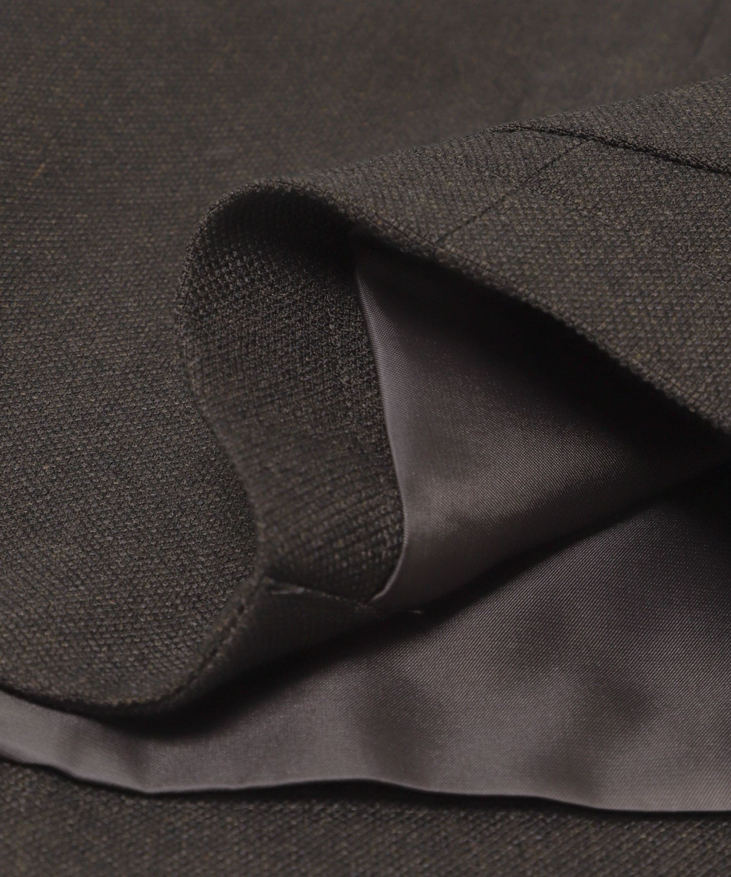 LIFE STYLE TAILOR　ツイードライクコンフォータブルジャケット BROWN S