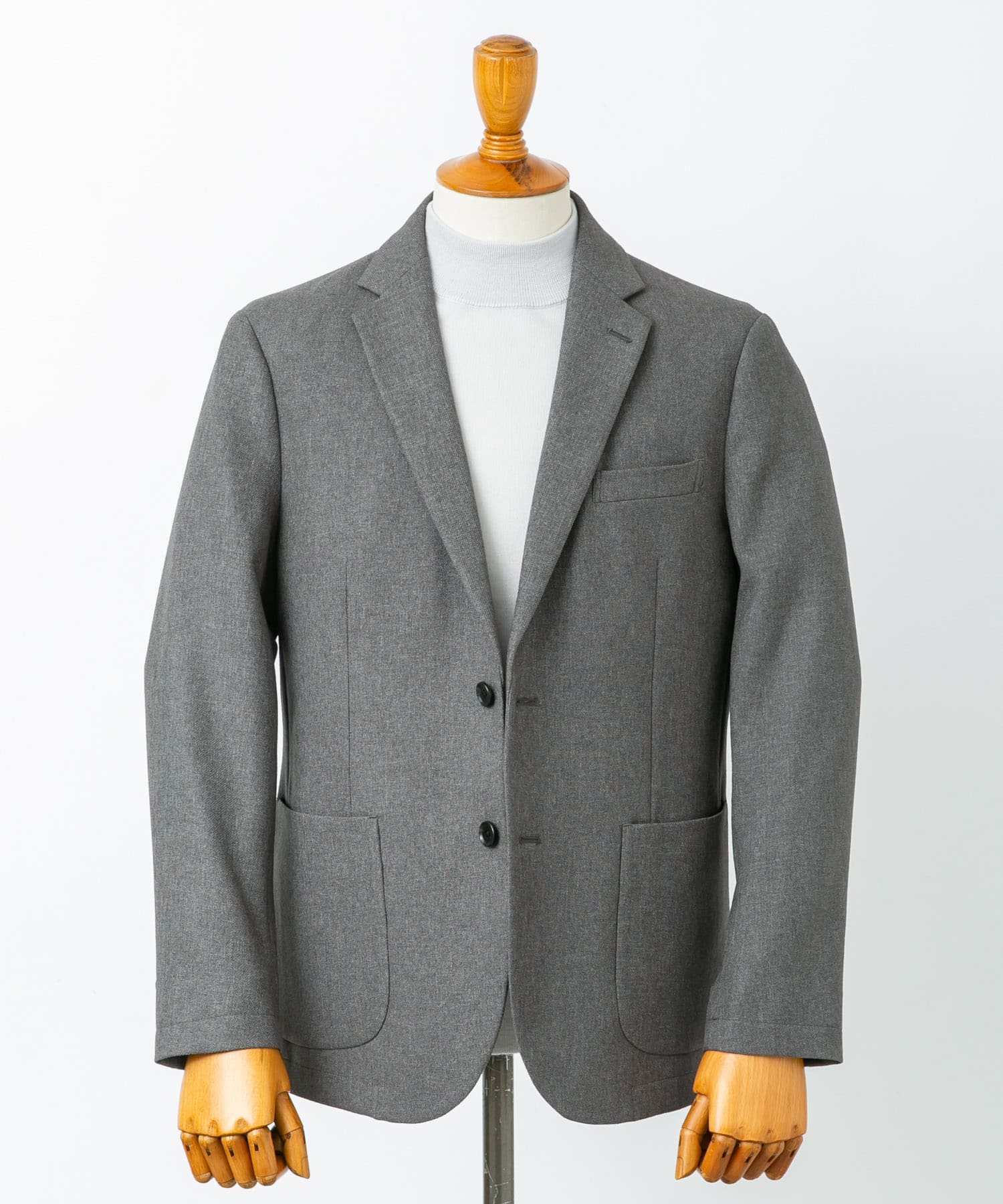 LIFE STYLE TAILOR　ツイードライクコンフォータブルジャケット