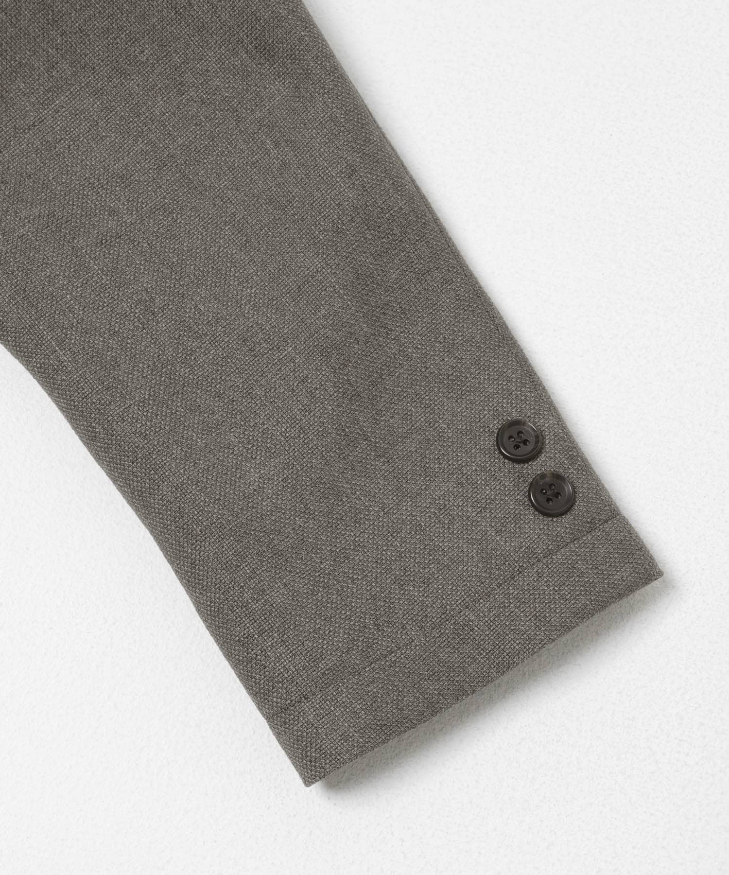 LIFE STYLE TAILOR　ツイードライクコンフォータブルジャケット TAUPE S