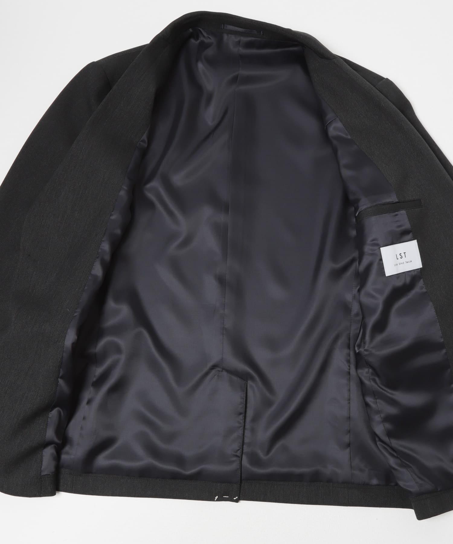 LIFE STYLE TAILOR　ブラッシュドツイルストレッチジャケット GRAY S