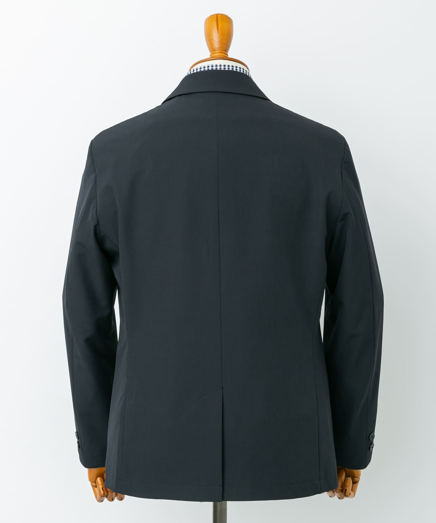 LIFE STYLE TAILOR　4WAYストレッチメランジジャケット NAVY M