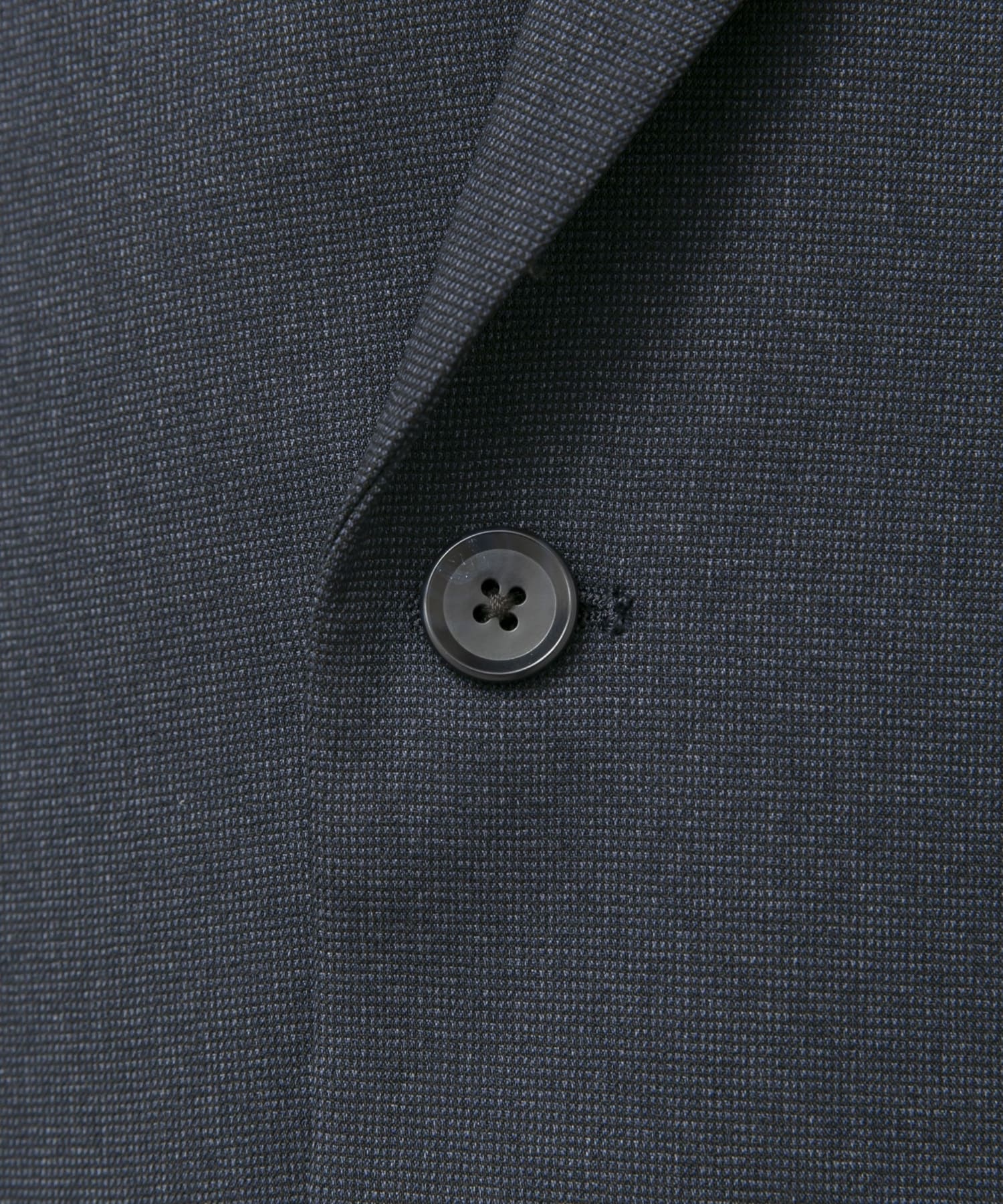 LIFE STYLE TAILOR　ピンヘッドツイルストレッチWジャケット NAVY M