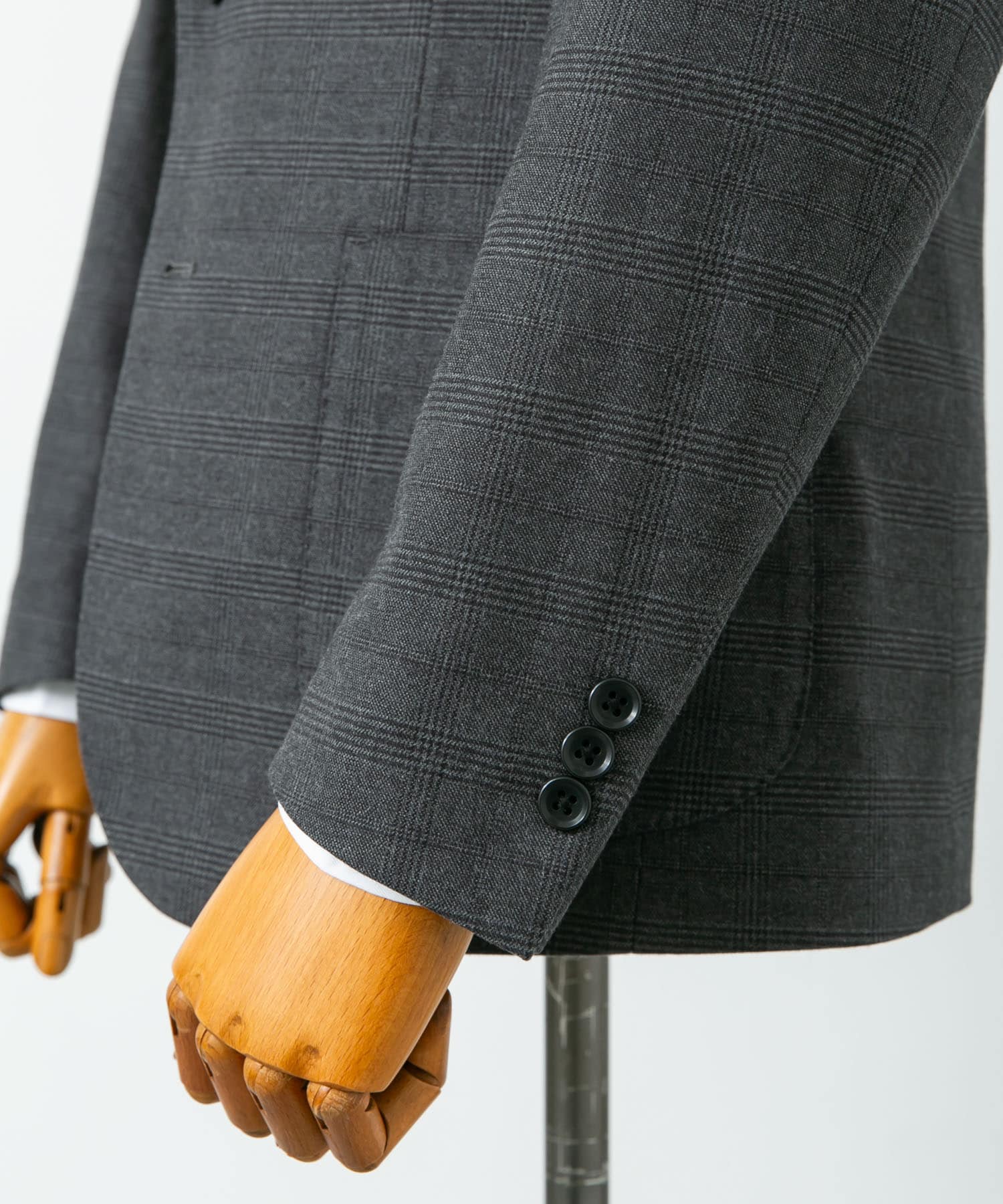 LIFE STYLE TAILOR　ソフトサーモストレッチジャケット GRAY-CH 44
