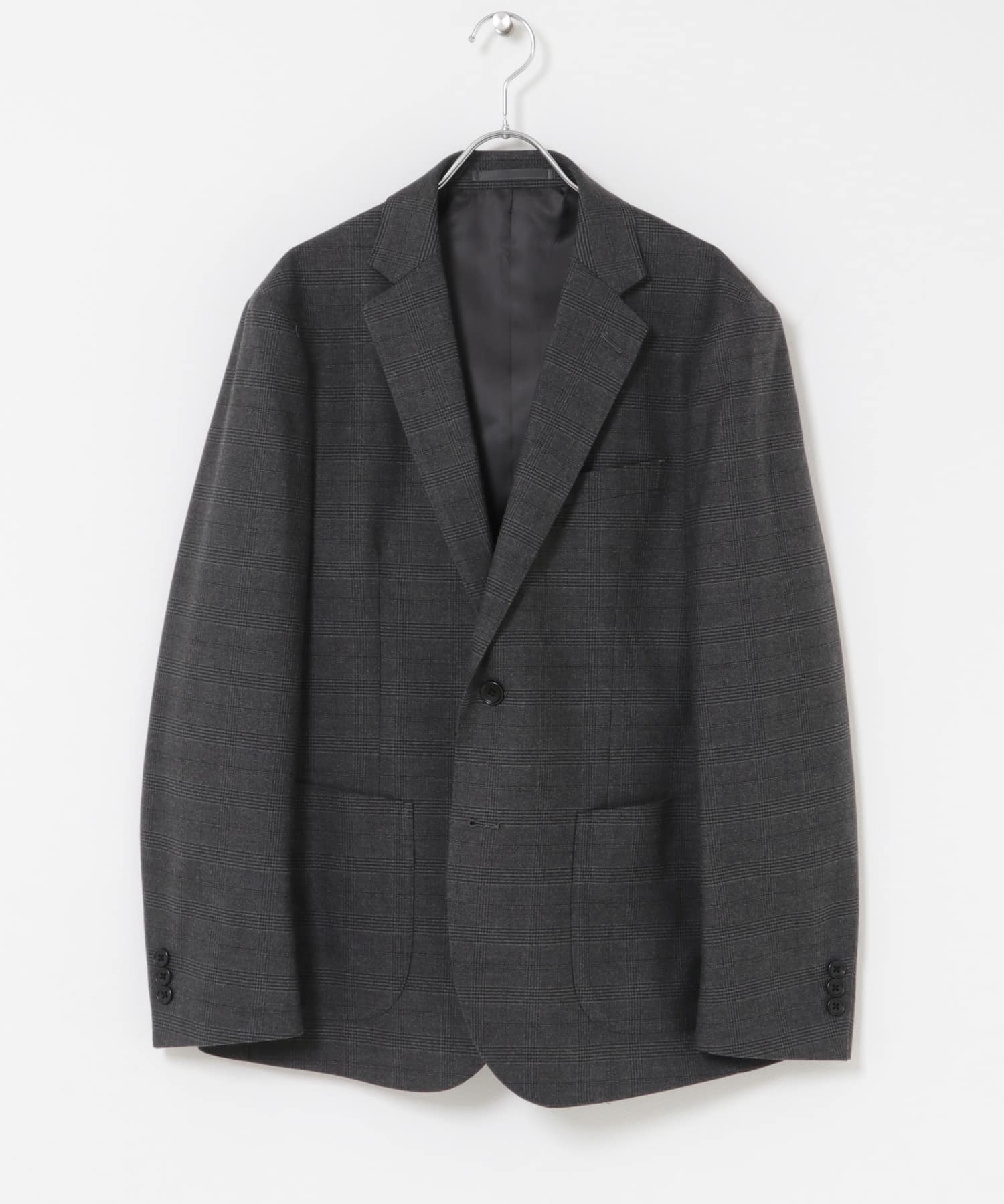 LIFE STYLE TAILOR　ソフトサーモストレッチジャケット GRAY-CH 44