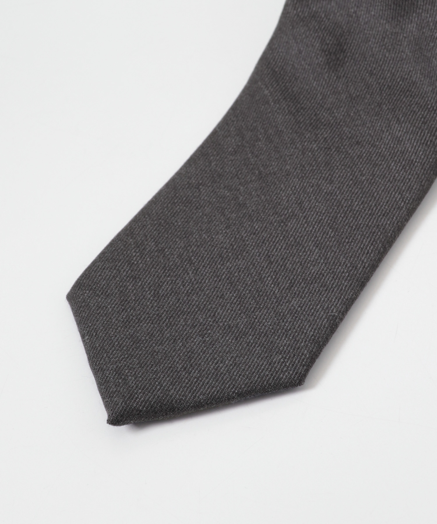 LIFE STYLE TAILOR　DARROW DALEファブリックタイ無地1 02GRAY -