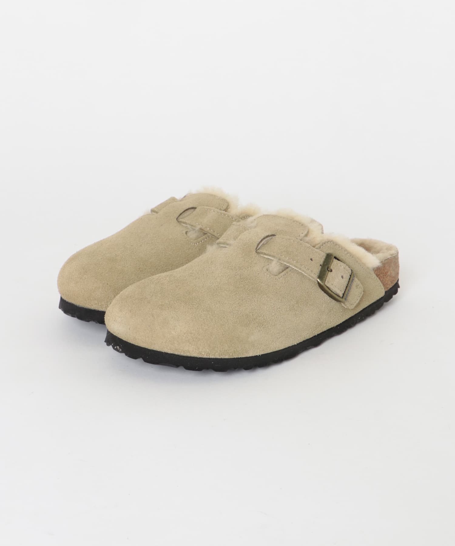 BIRKENSTOCK　Boston Shearling LEVE Taupe 36