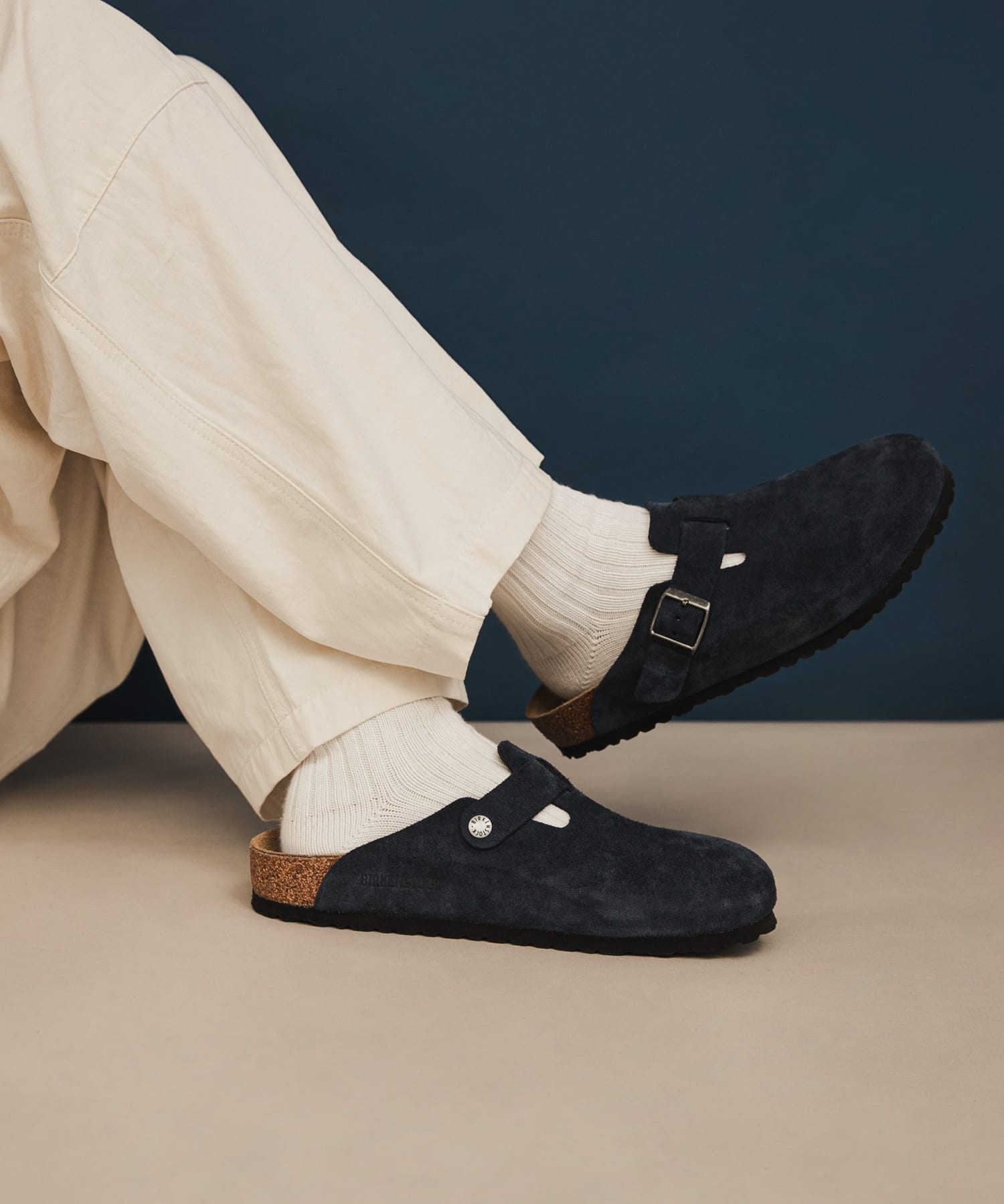 『35サイズ/WEB限定』BIRKENSTOCK　Exclusive Boston(Narrow) New Navy 35