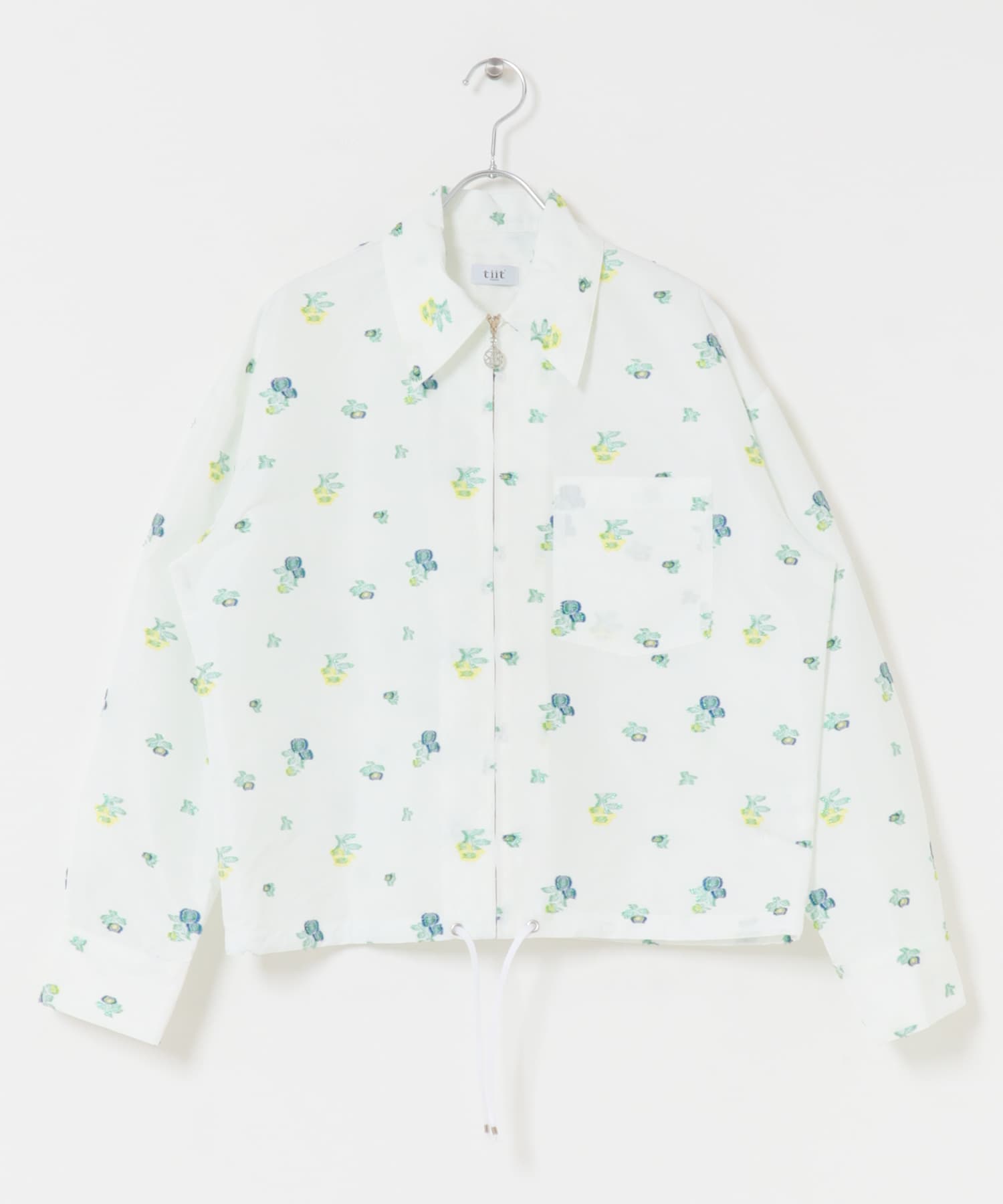 tiit tokyo　floral jacquard jacket