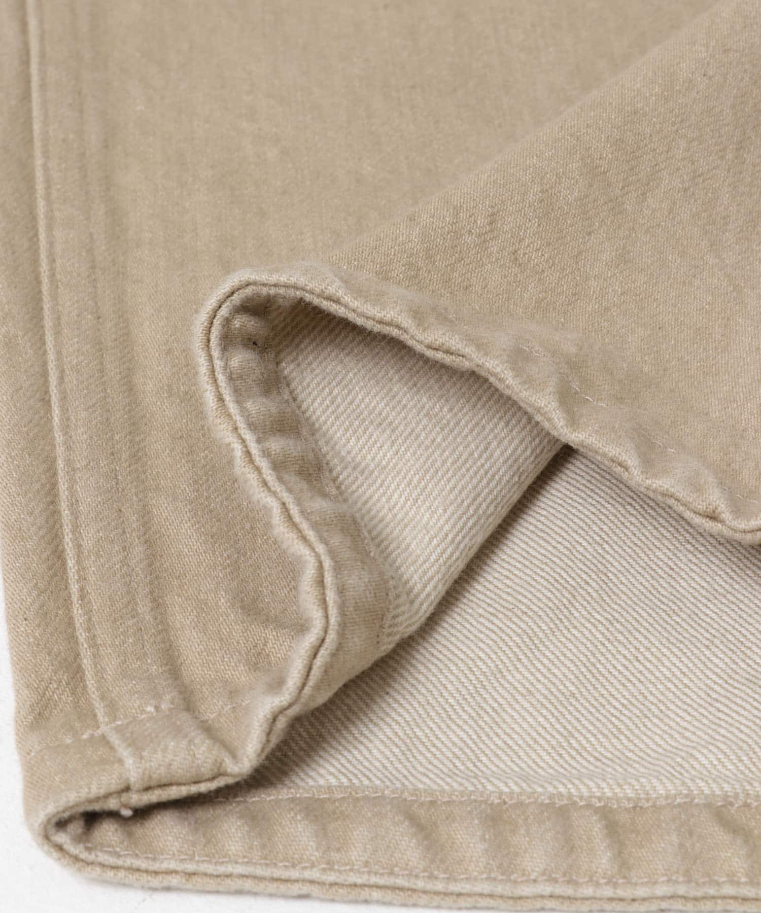 ARCHI　14OZ DENIM WIDE PANTS BEIGE XS