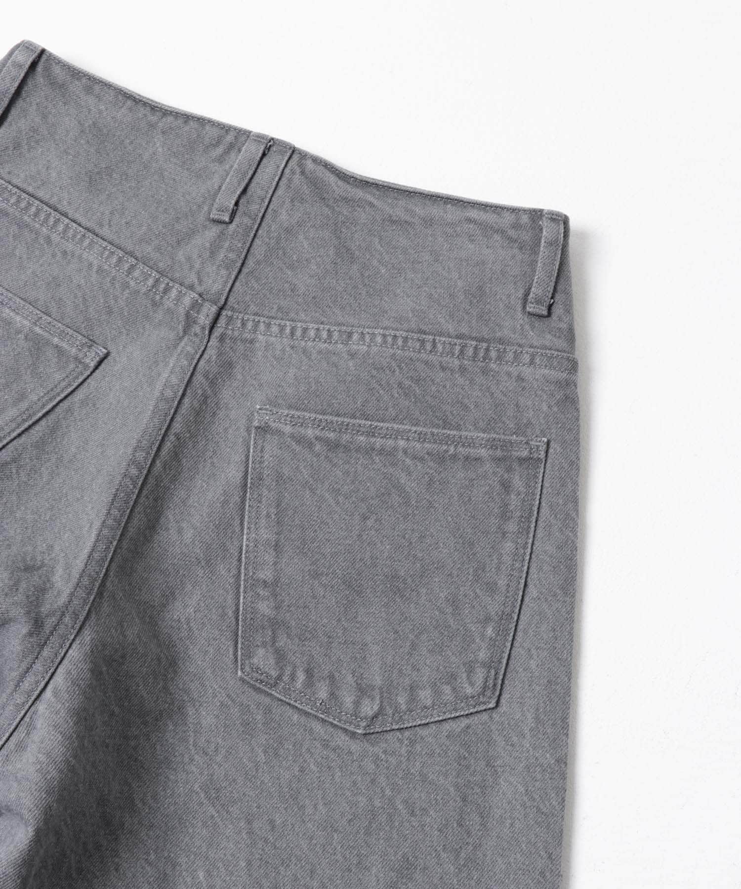 ARCHI　14OZ DENIM WIDE PANTS GRAY XS