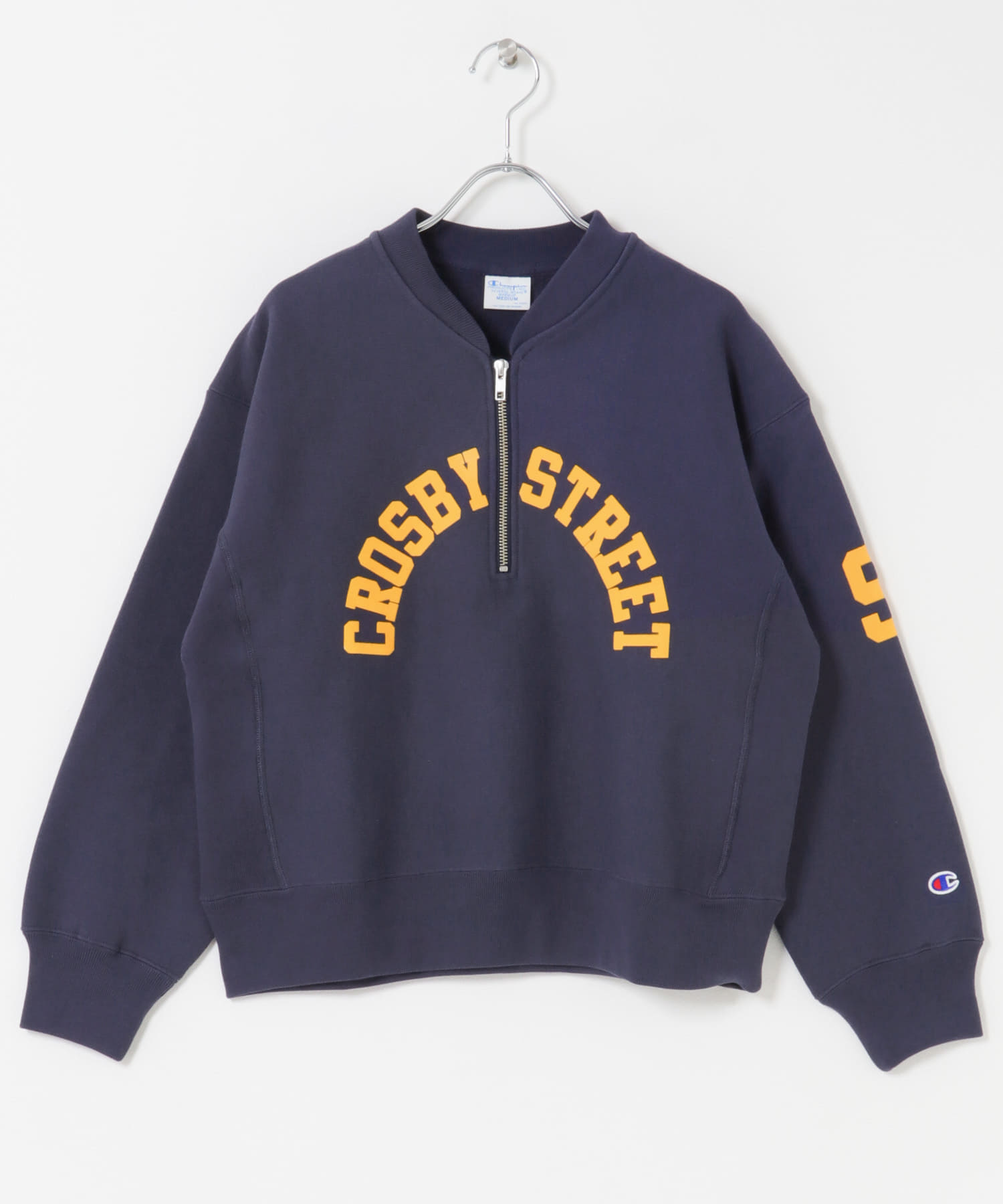 Champion　REVERSEWEAVE HALFZIPSWEAT NAVY M