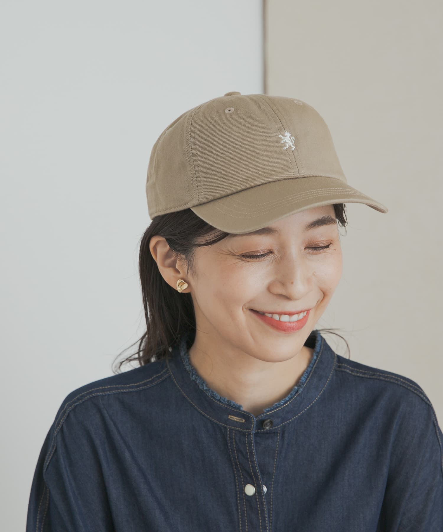 GYMPHLEX　6PANEL CAP PALE KHAKI one