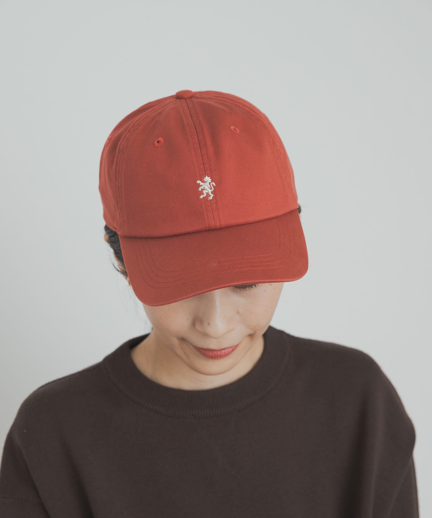 GYMPHLEX　6PANEL CAP ORANGE BRN one