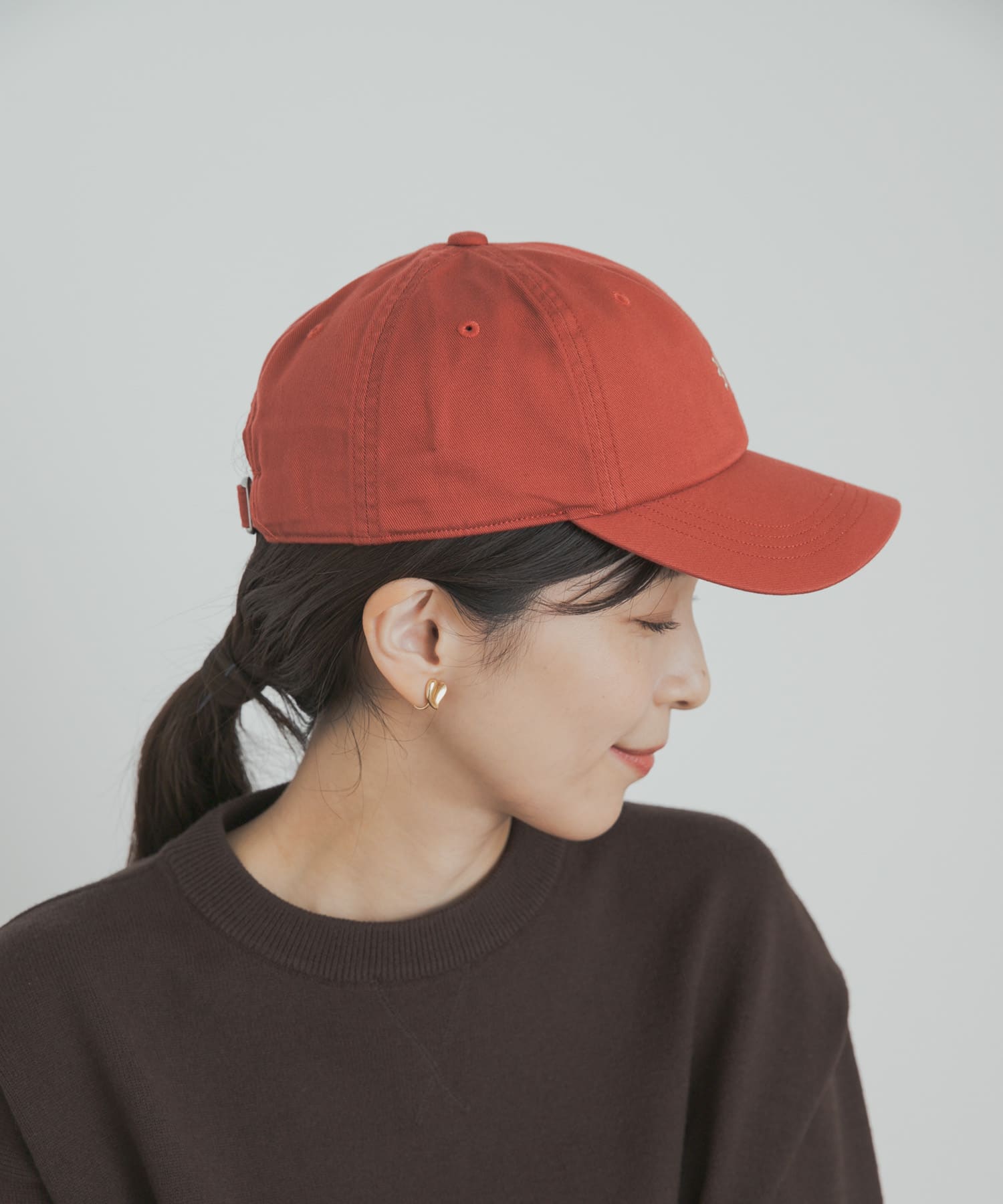 GYMPHLEX　6PANEL CAP ORANGE BRN one