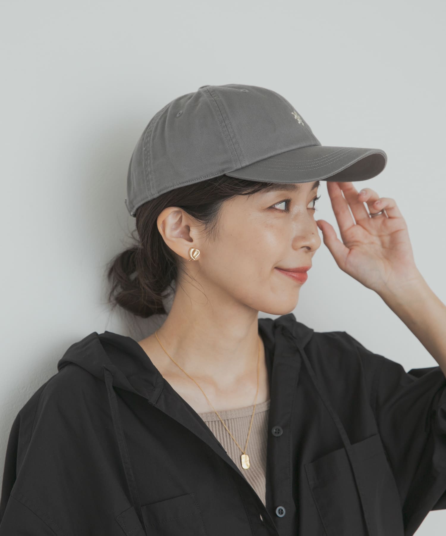 GYMPHLEX　6PANEL CAP GREY one