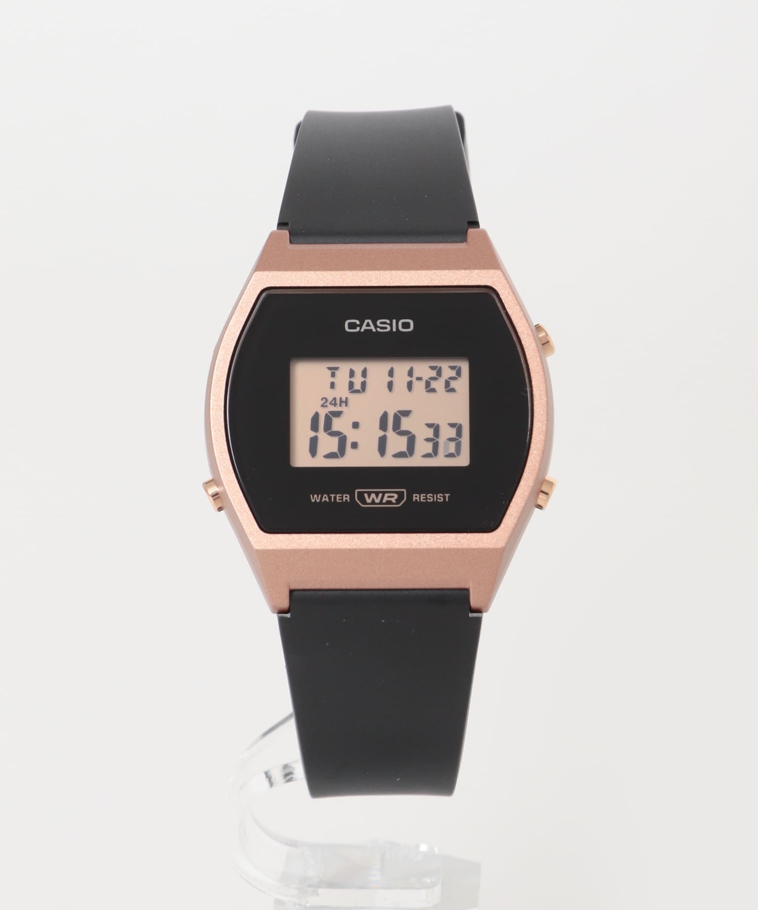 CASIO　メタルデジタルウォッチ ローズピンク -