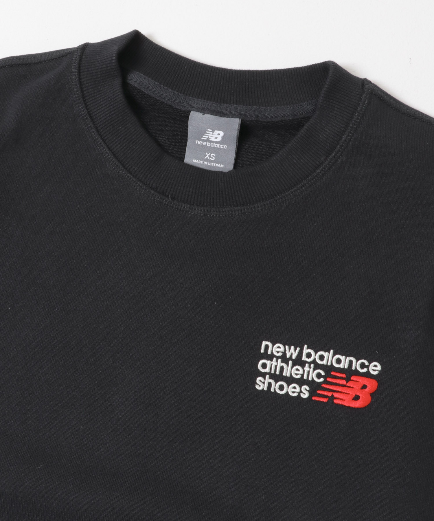 NEW BALANCE　Athletics プレミアムロゴスウェット BK S