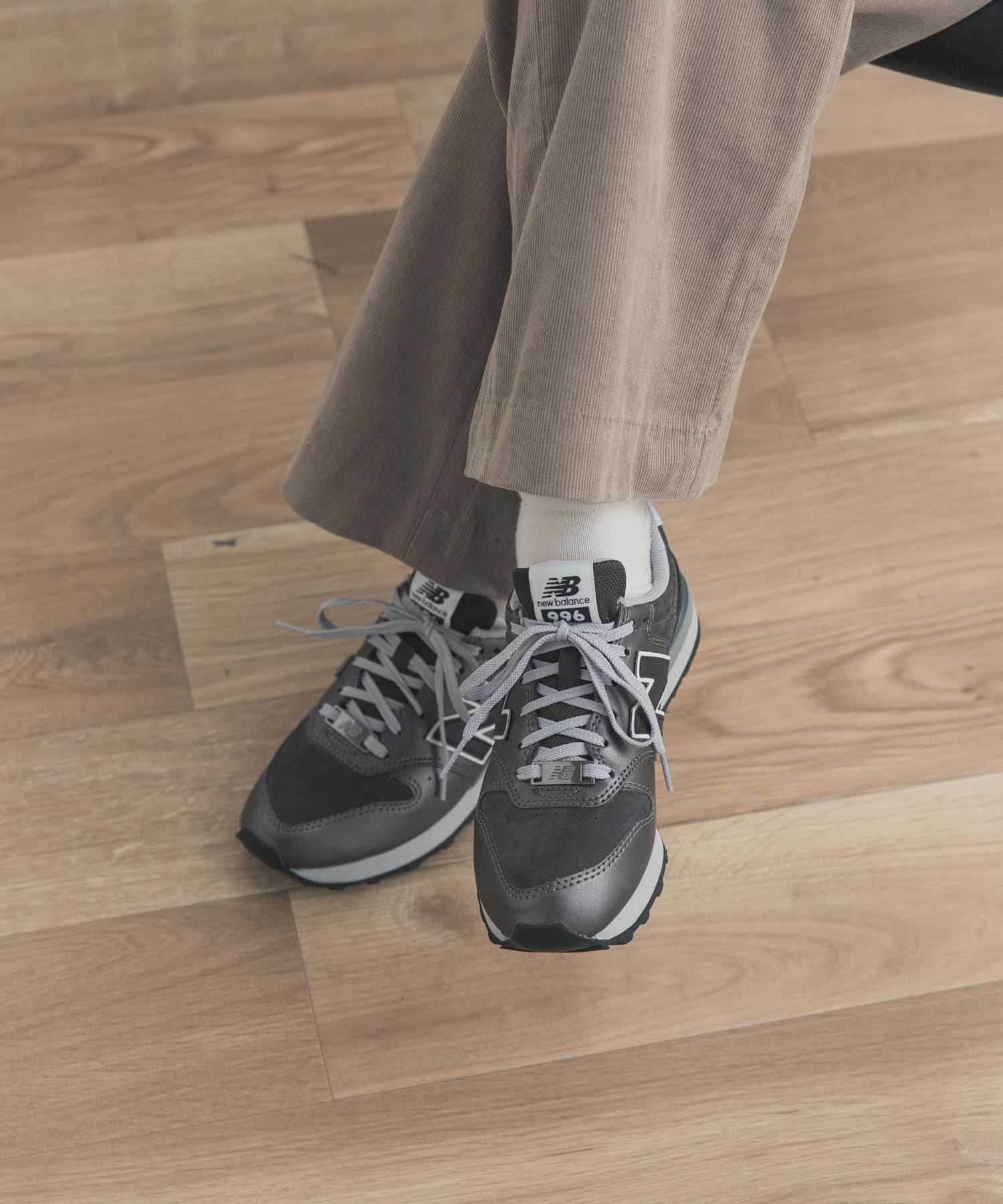 NEW BALANCE　WL996T BLK/SILVER 23.5