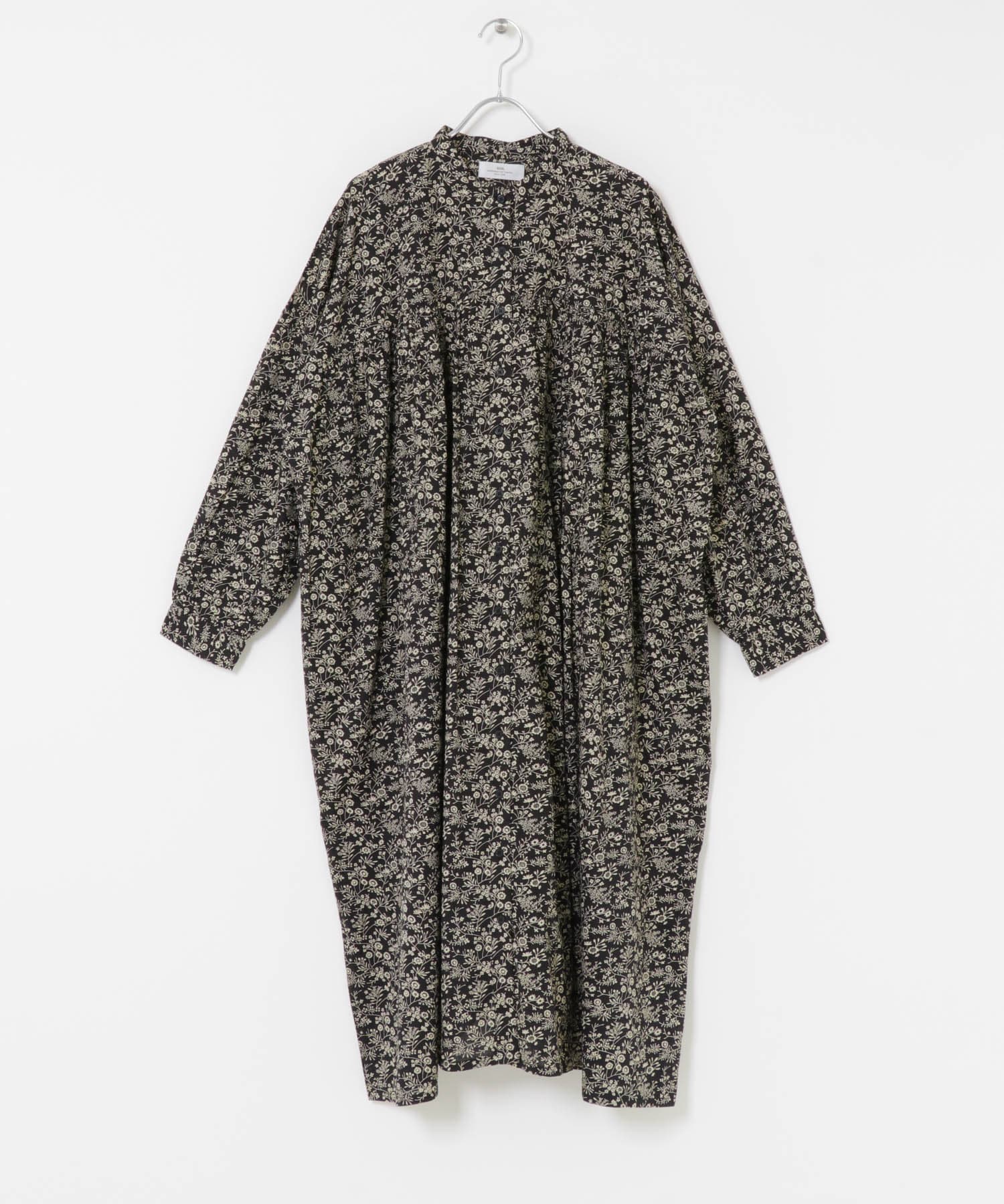 SOIL　FLOWER BANDEDCOLLAR DRESS