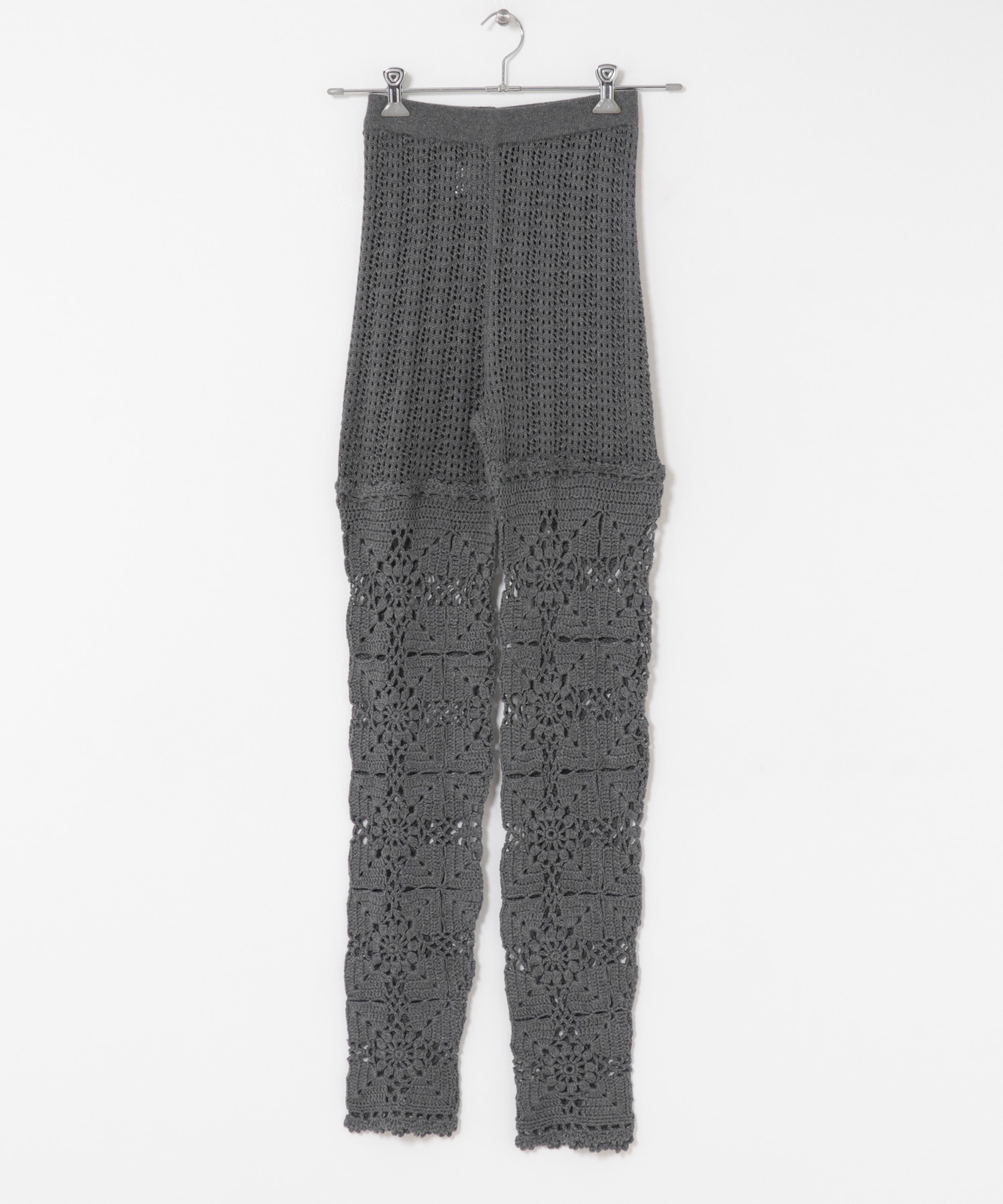 OPEN SESAME CLUB　cashmere lace leggings