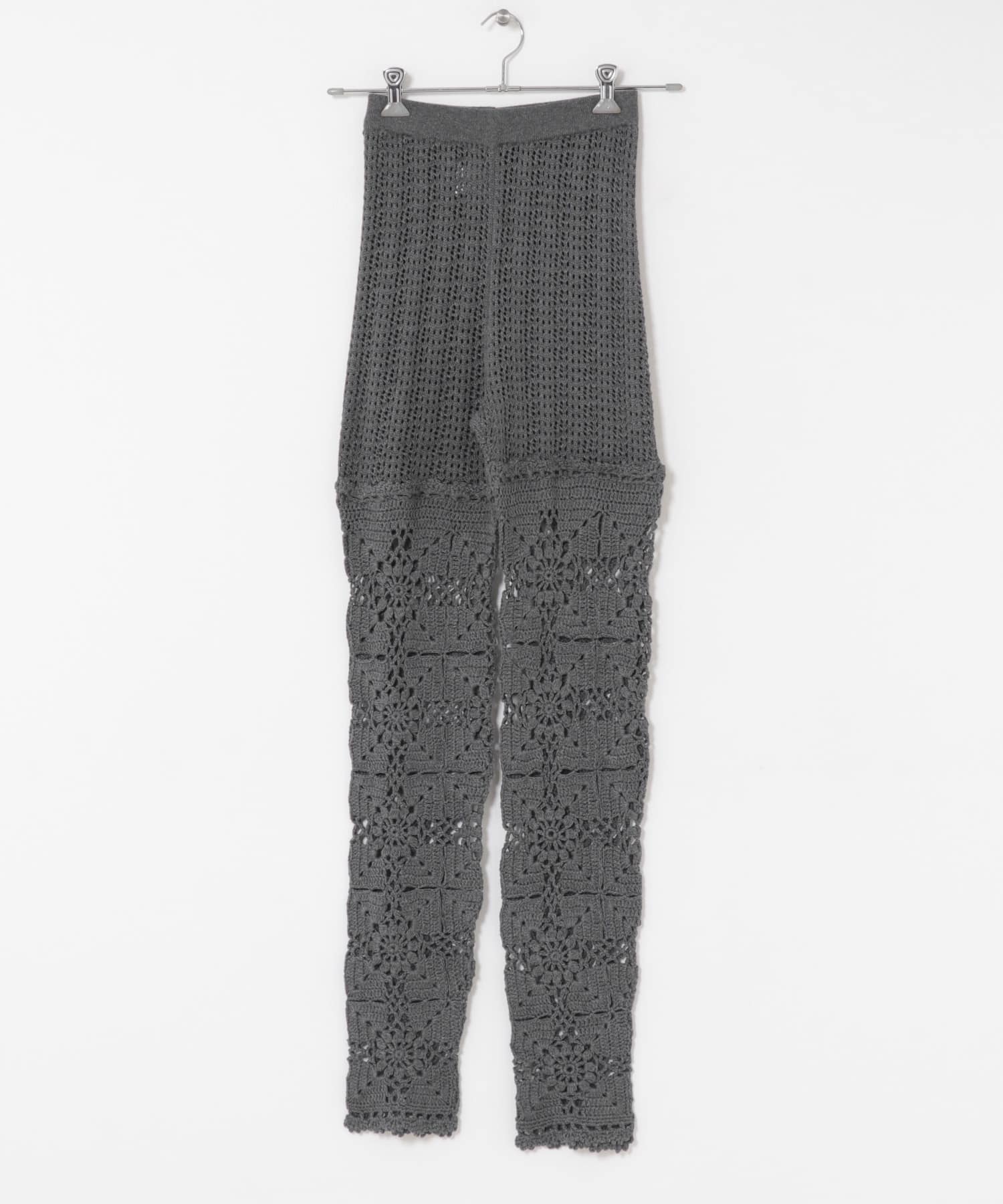 OPEN SESAME CLUB　cashmere lace leggings