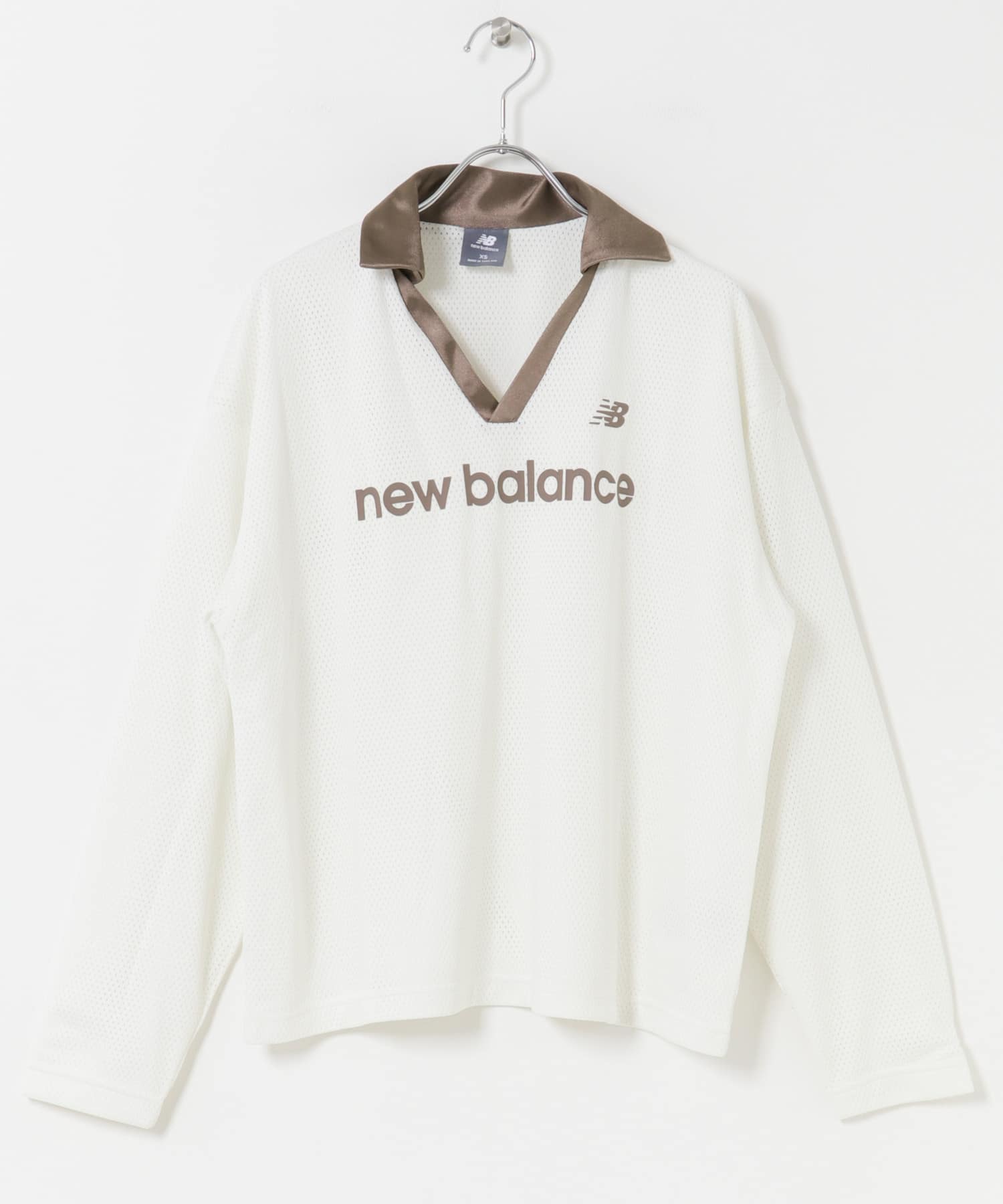 NEW BALANCE　メッシュジャージロングスリーブ