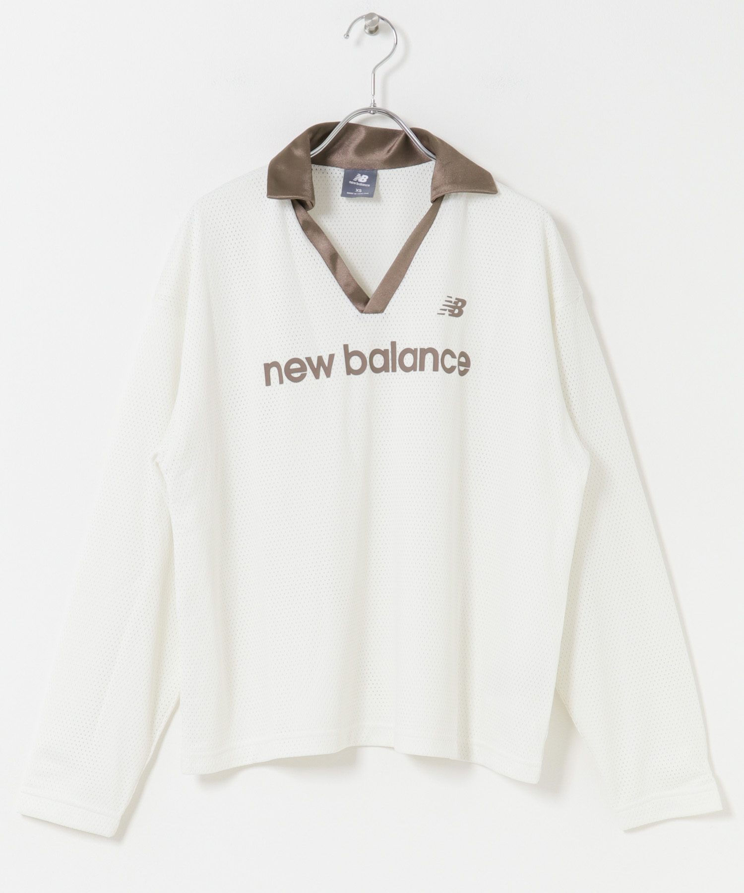 NEW BALANCE　メッシュジャージロングスリーブ SST S