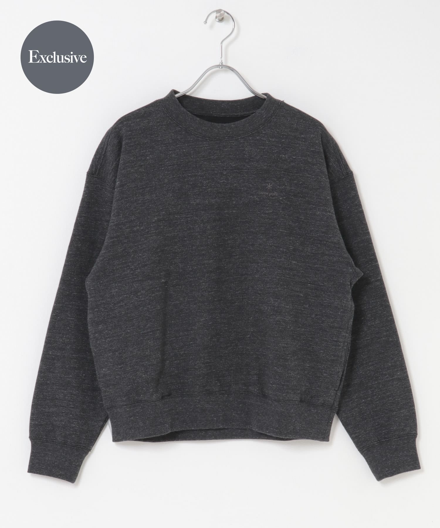 『別注』Snow Peak Apparel ×DOORS　RecycledCottonSweat BLACK One