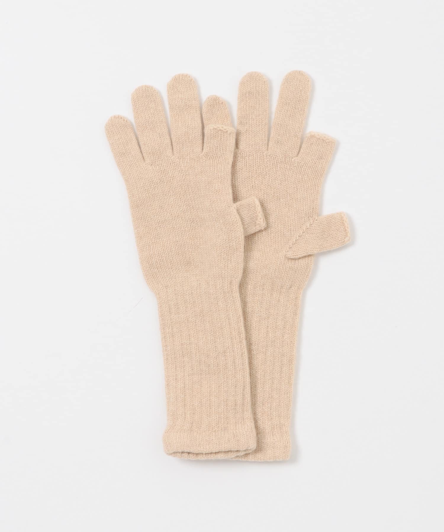 WILLIAM BRUNTON　3ply Long Gloves ベージュ Free