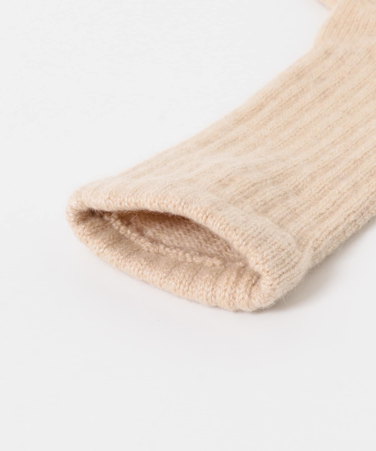 WILLIAM BRUNTON　3ply Long Gloves ベージュ Free