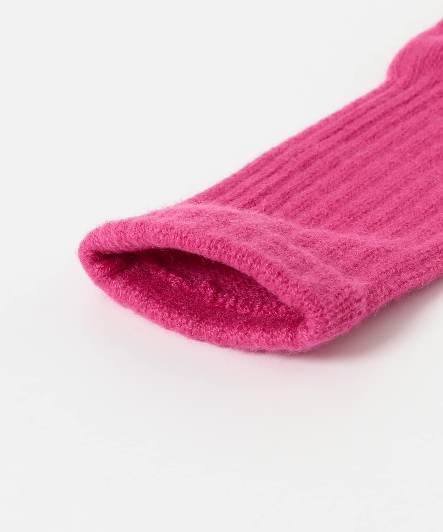 WILLIAM BRUNTON　3ply Long Gloves ピンク Free