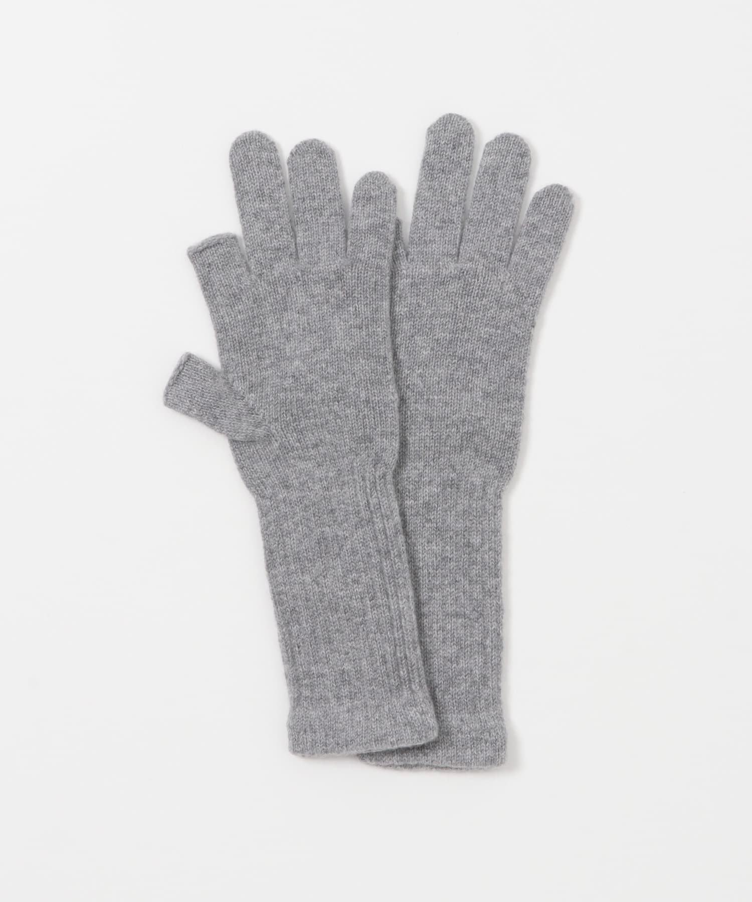 WILLIAM BRUNTON　3ply Long Gloves グレー Free