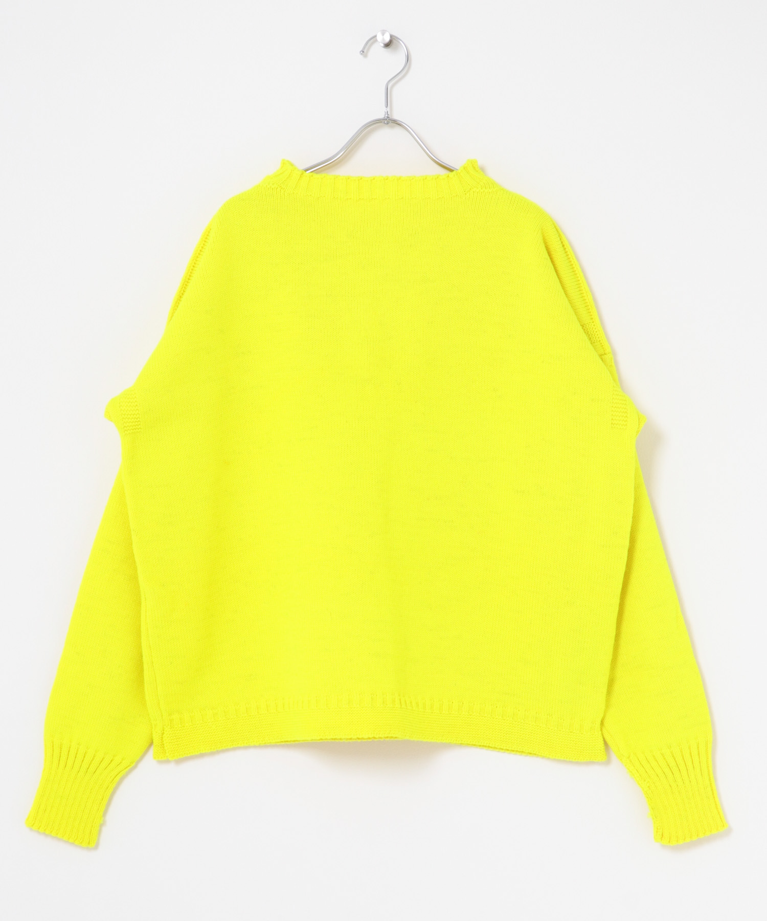LE TRICOTEUR CROPPED GUERNSEY SWEATER