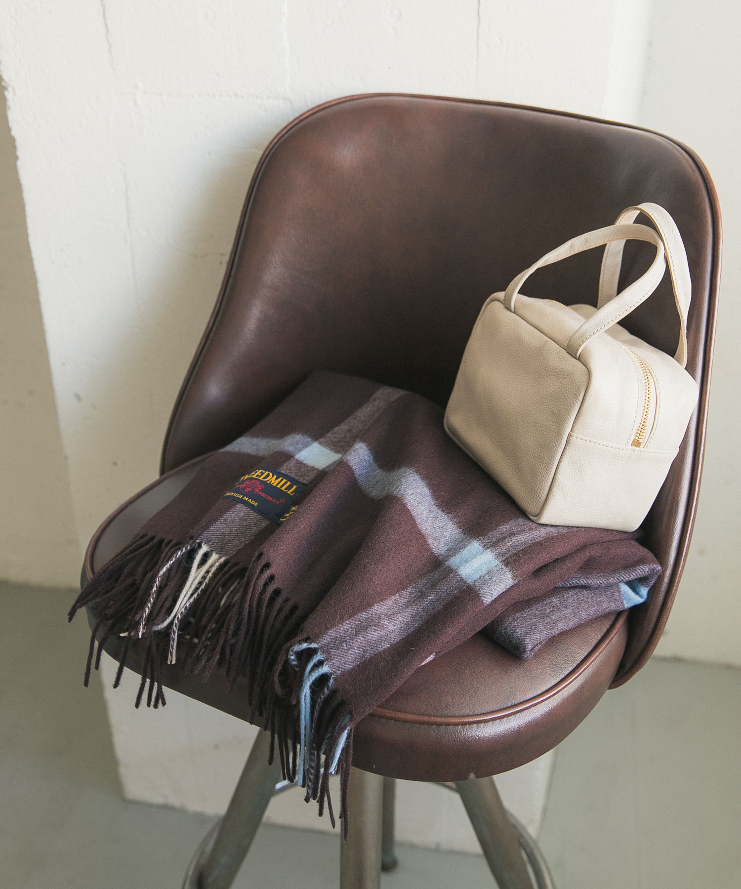 『一部別注カラー』TWEED MILL　Lambswool Stole