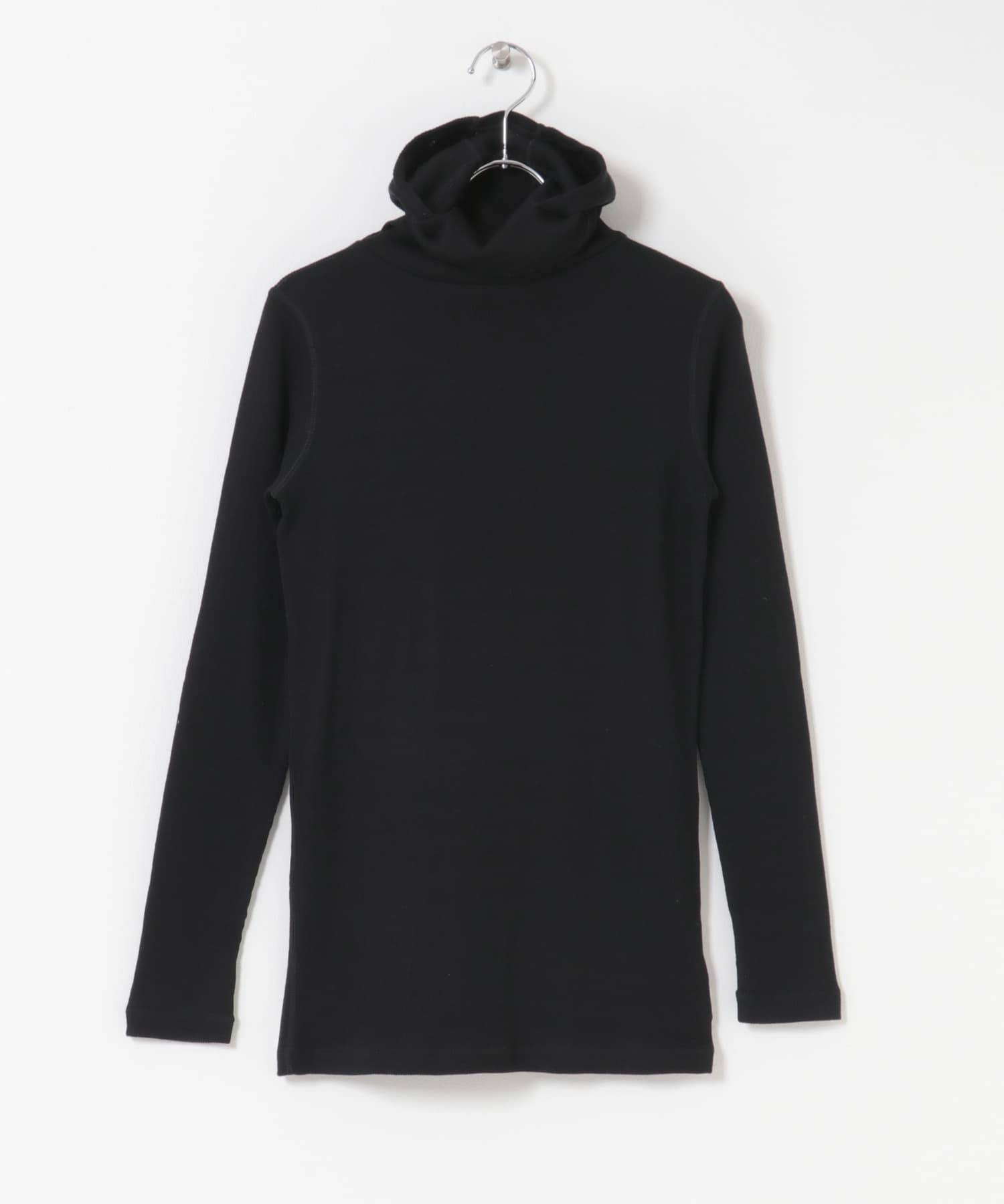 ARCHI　WASHABLE WOOL HOODIE BLACK S